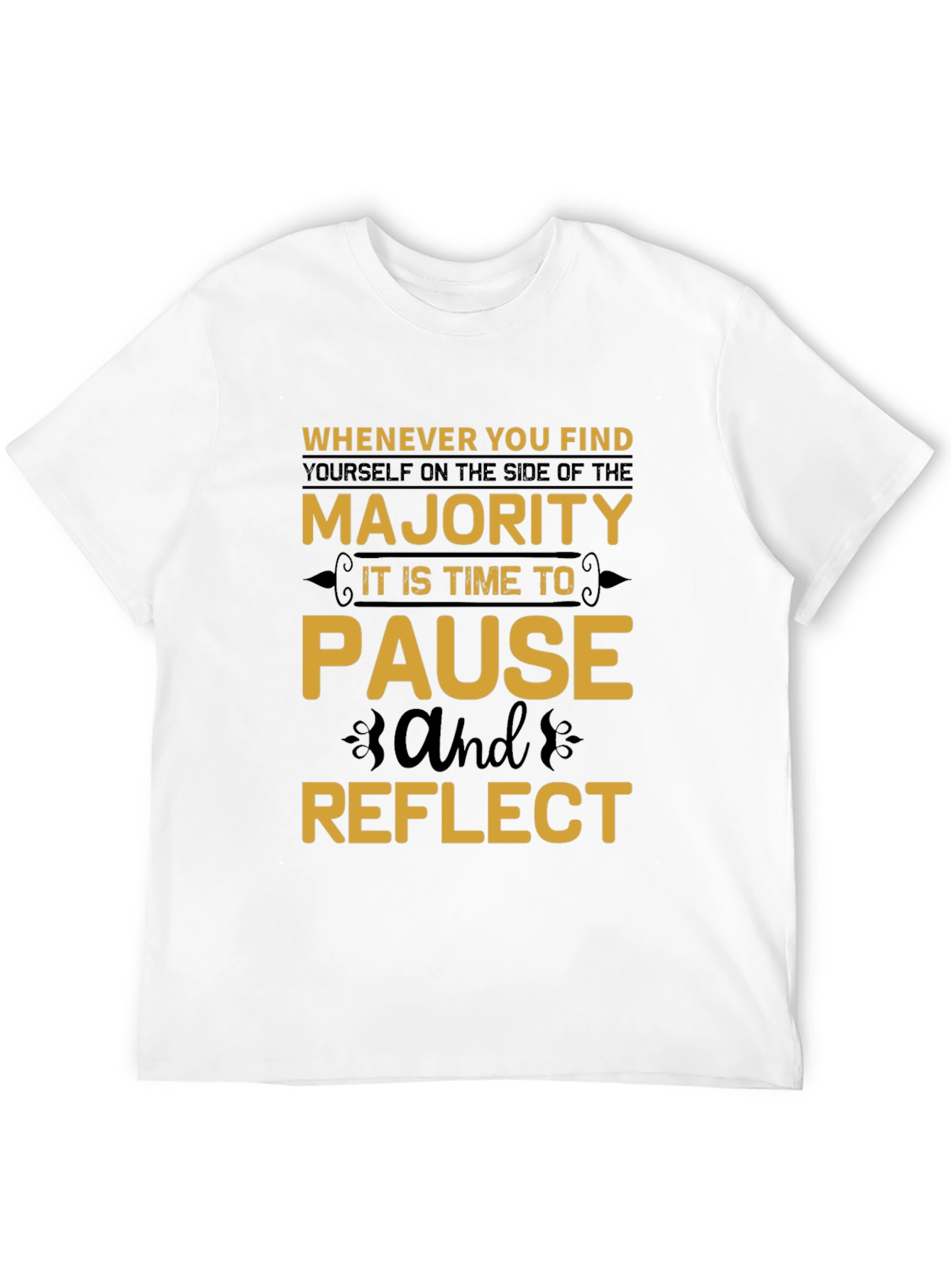 Majority Pause Reflect T-Shirt
