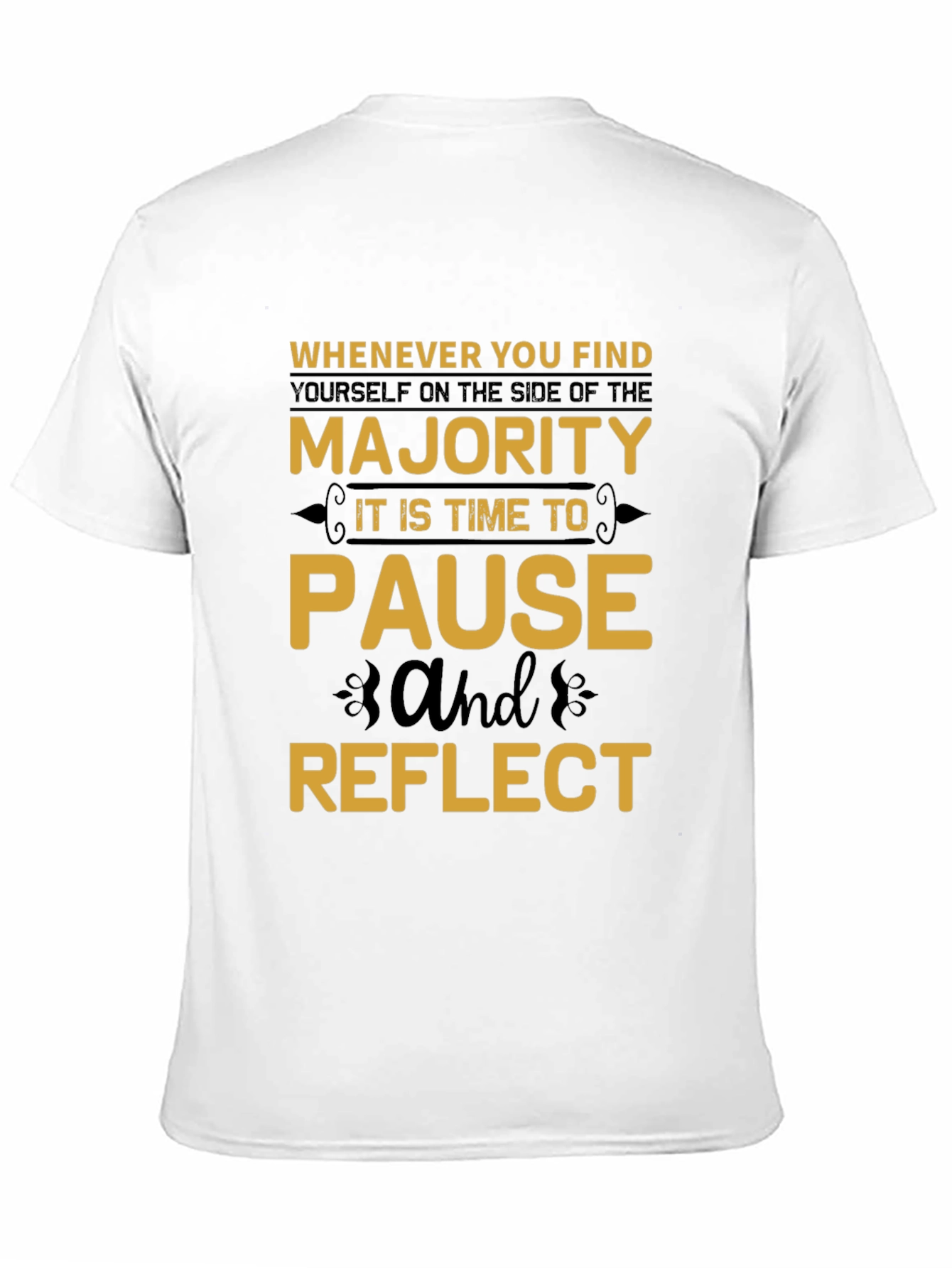 Majority Pause Reflect T-Shirt