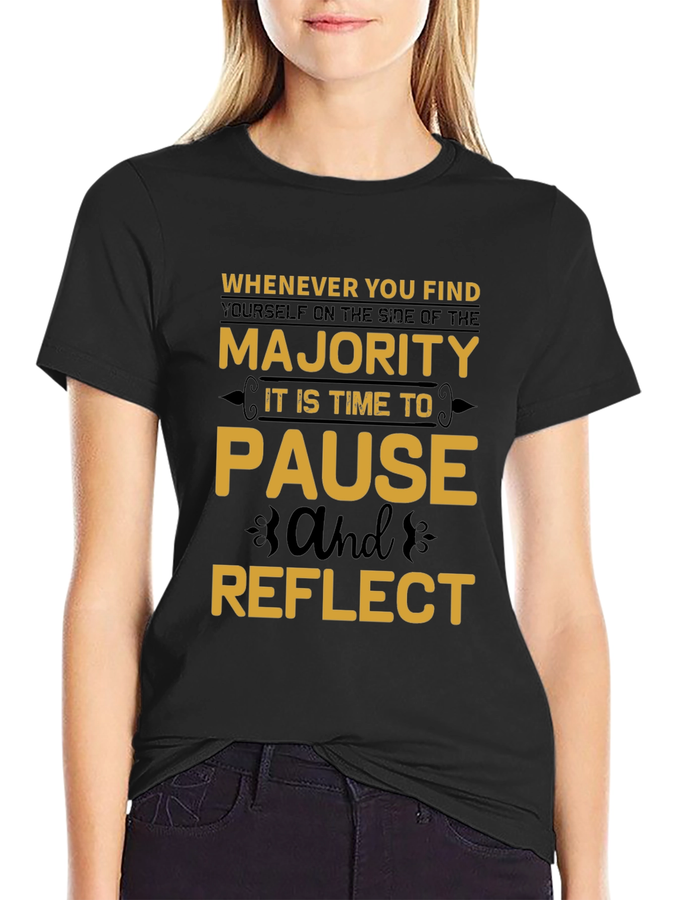 Majority Pause Reflect T-Shirt
