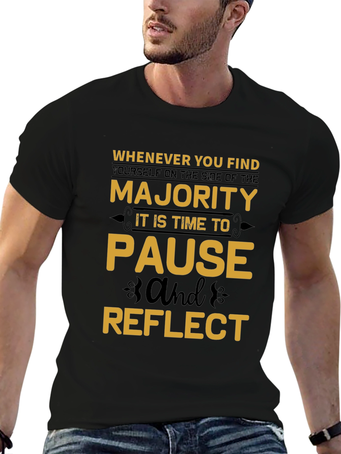 Majority Pause Reflect T-Shirt