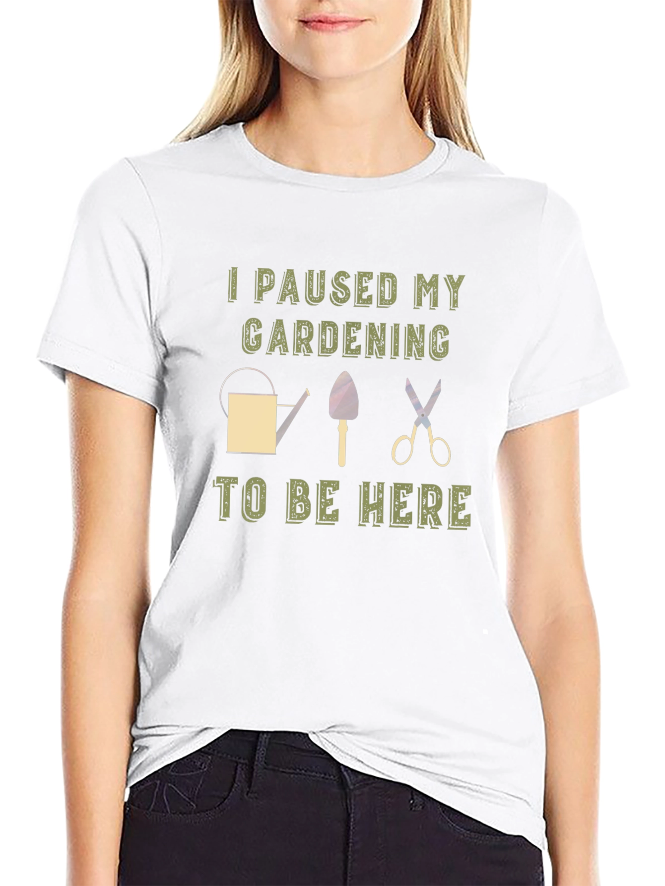 Gardening Pause T-Shirt - Humorous Gardener Tee