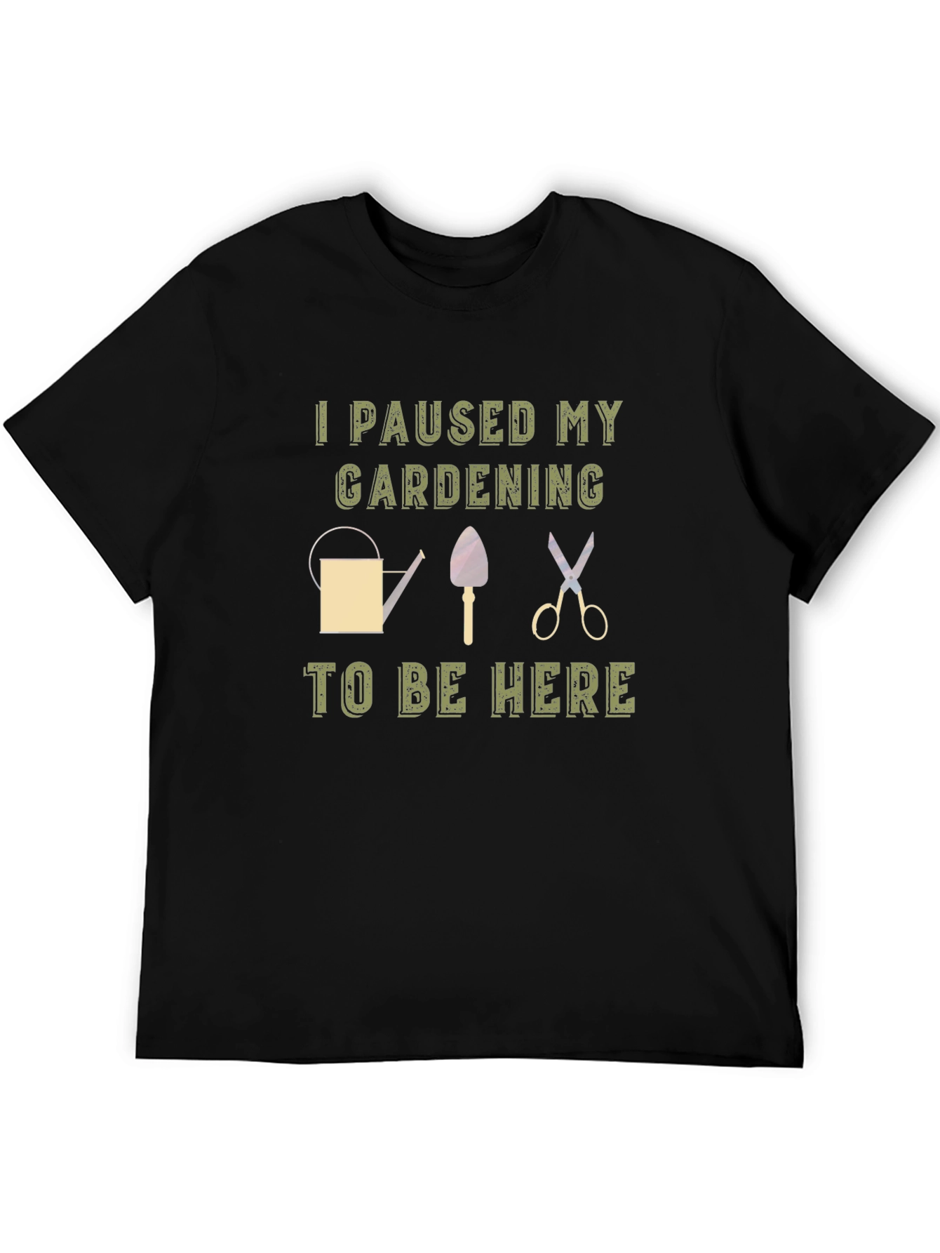 Gardening Pause T-Shirt - Humorous Gardener Tee