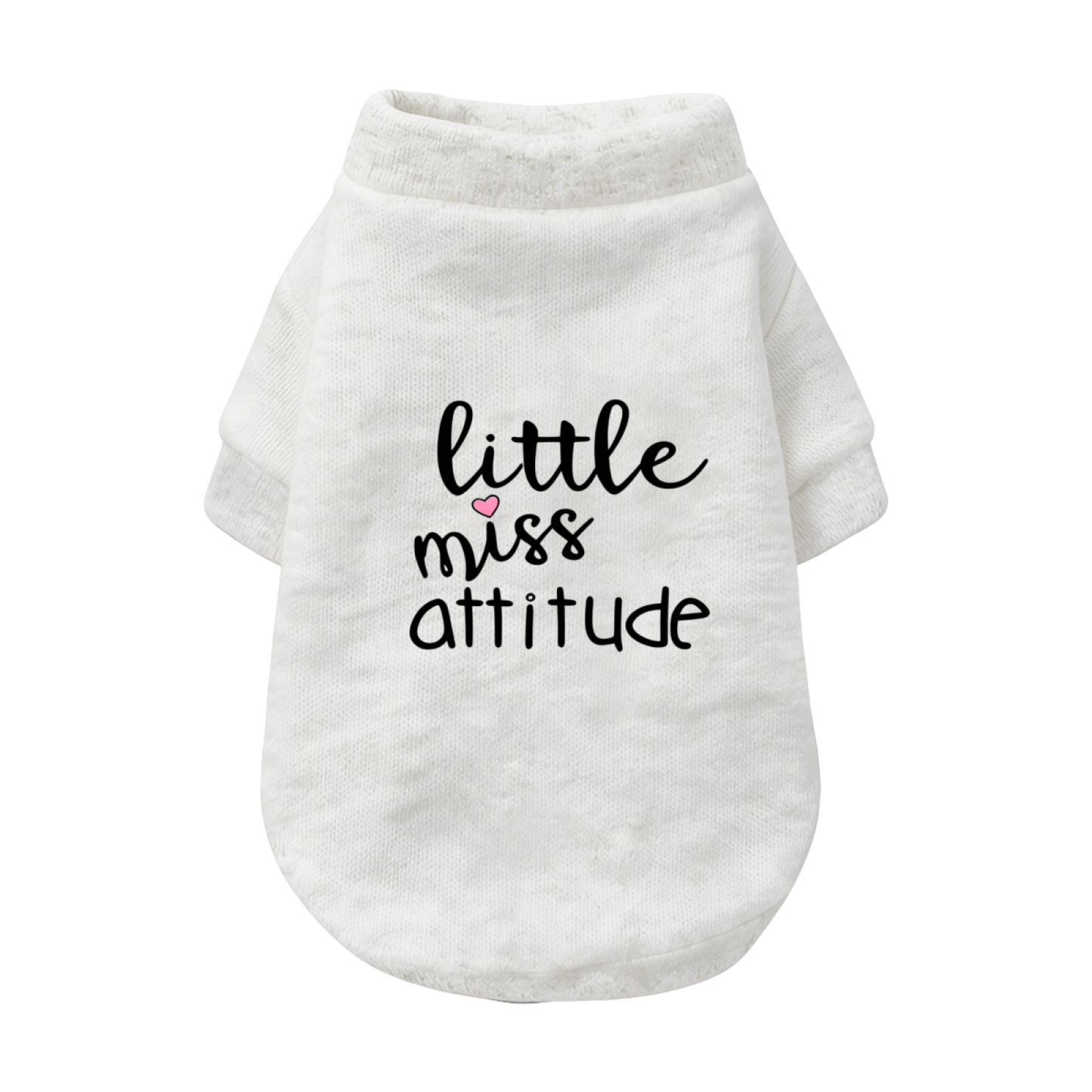 Little Miss Attitude Sassy Girly Pet Cozy Sweater