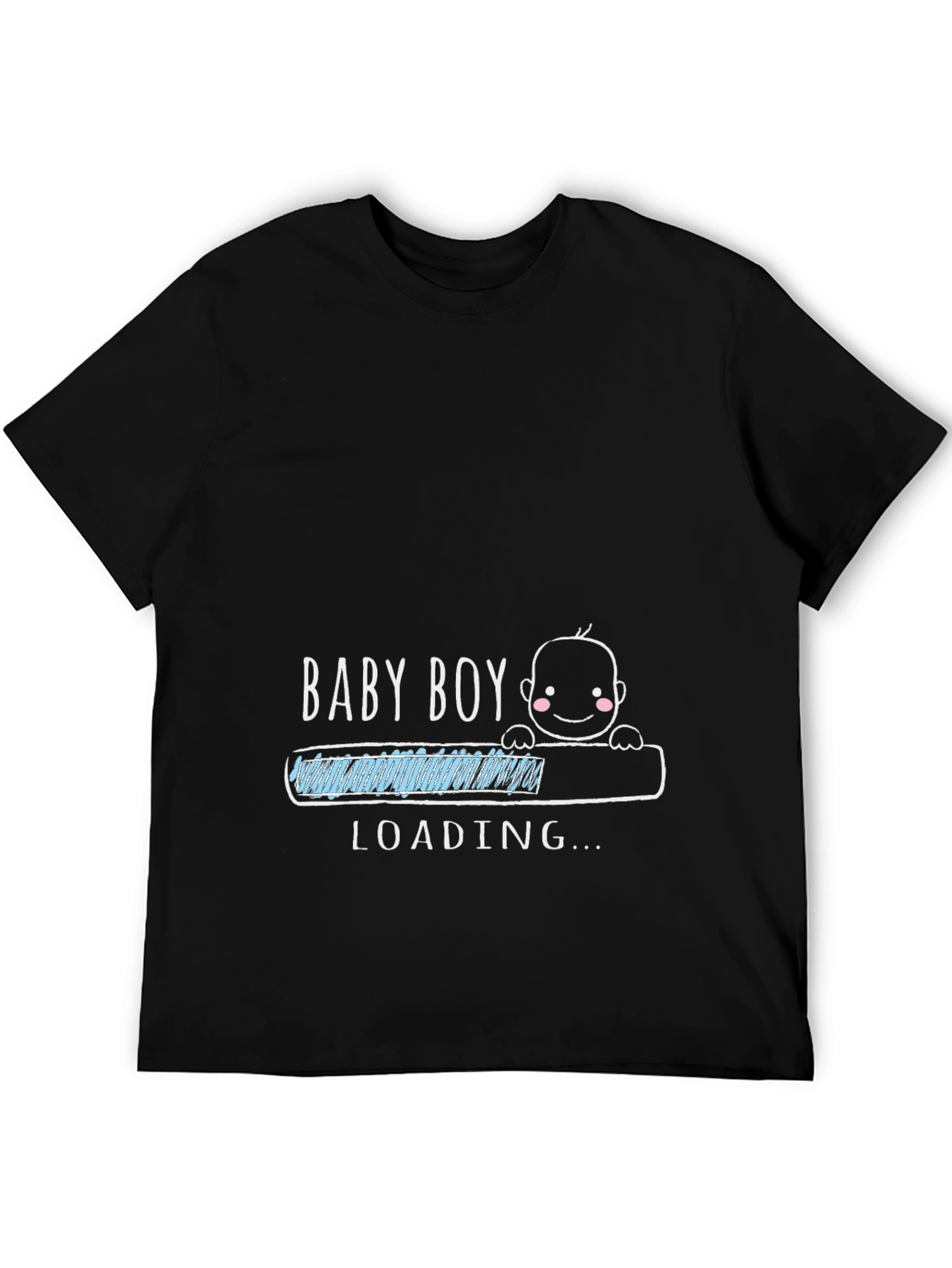 Baby Boy Loading T-Shirt - Expecting Dad Tee