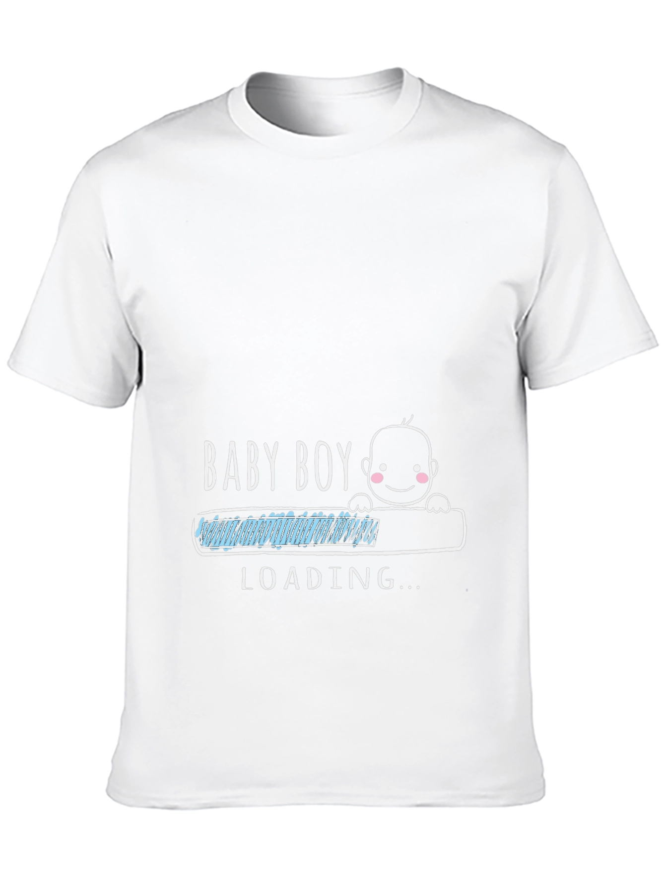 Baby Boy Loading T-Shirt - Expecting Dad Tee