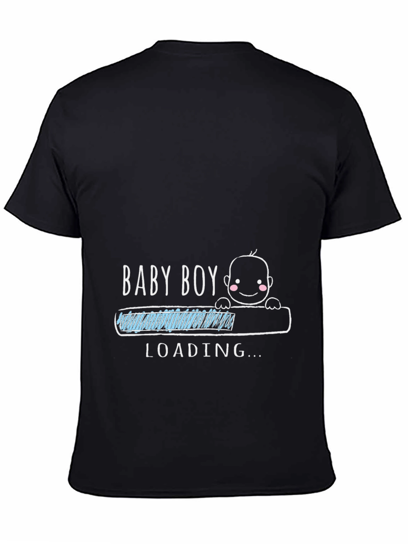 Baby Boy Loading T-Shirt - Expecting Dad Tee