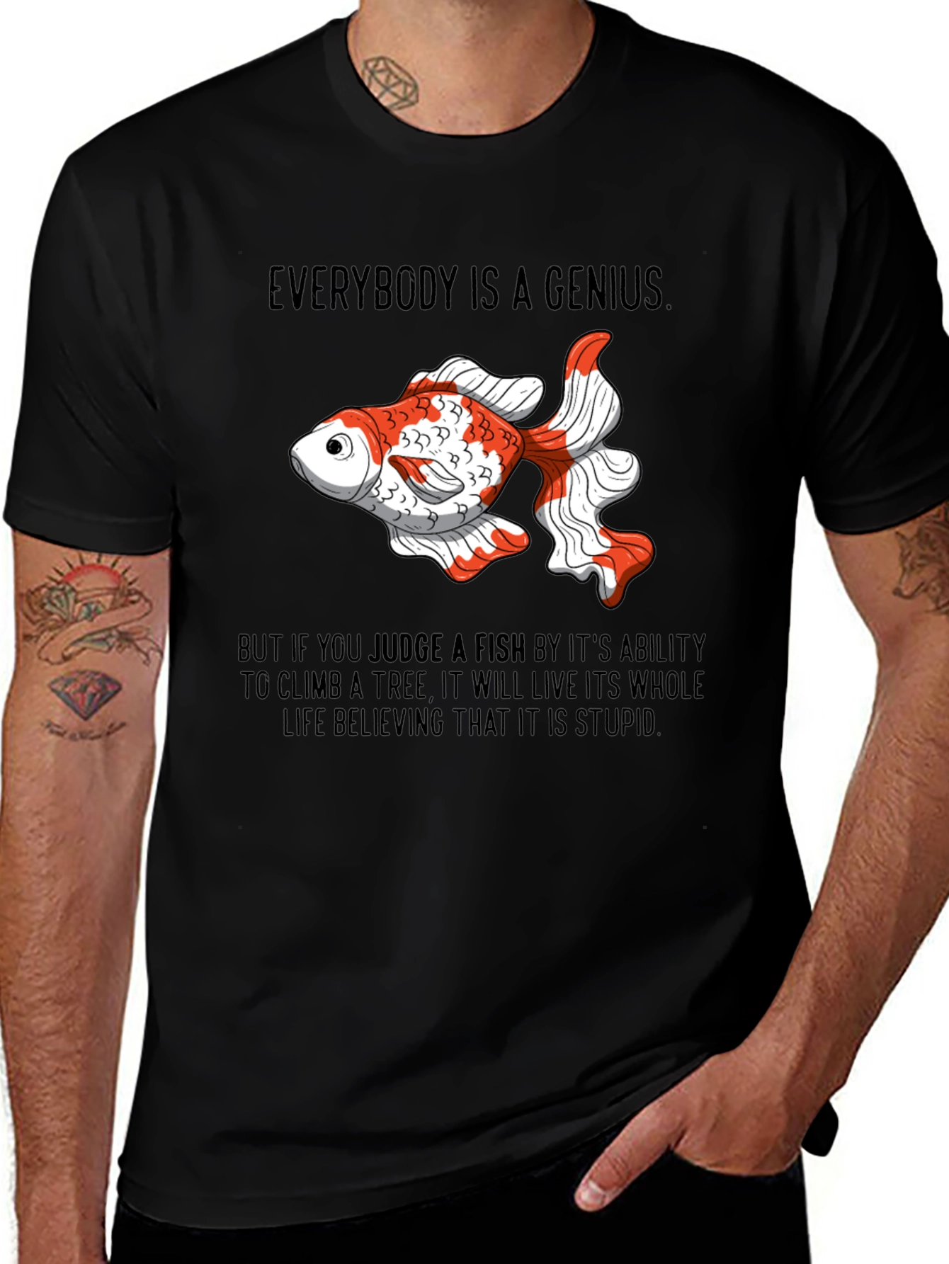Everybody is a Genius Fish T-Shirt