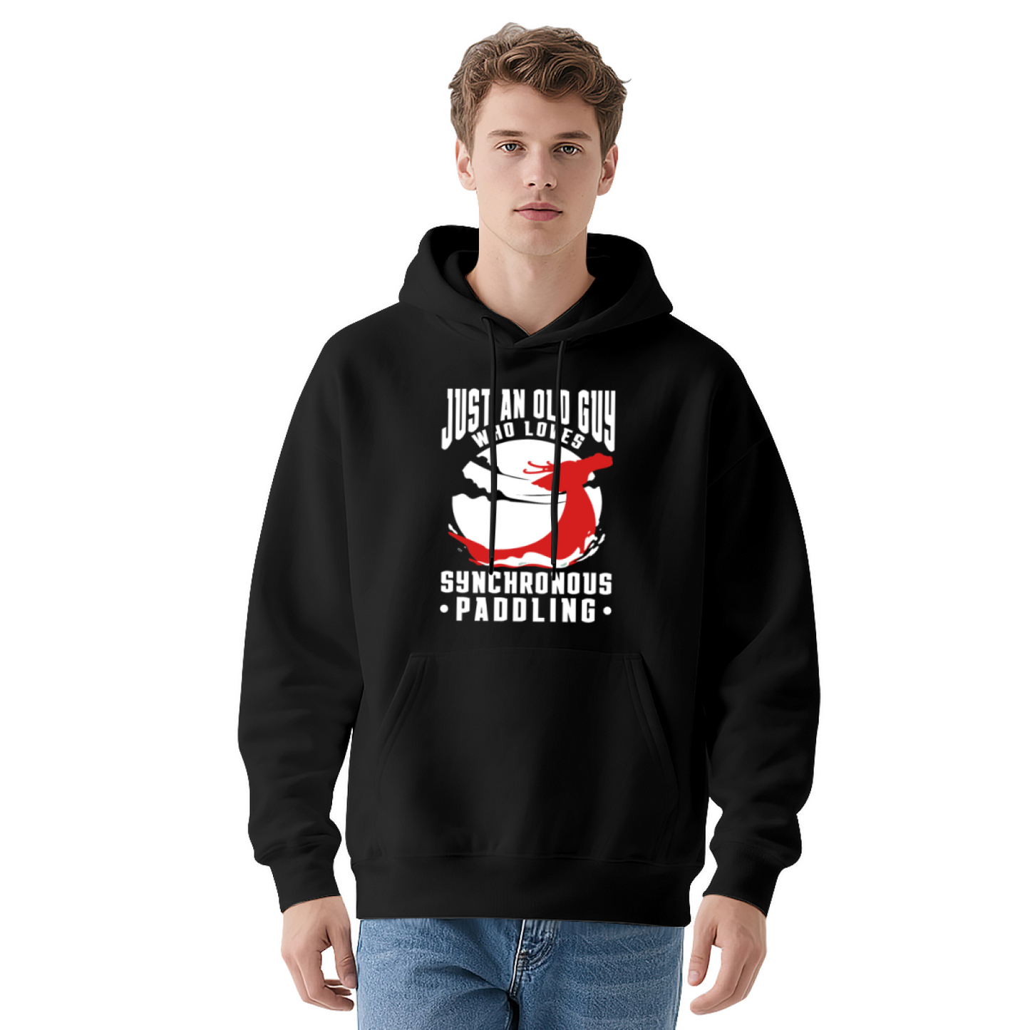 Dragon Boat Synchronous Paddling Hoodie, Comfort For Elder Guys
