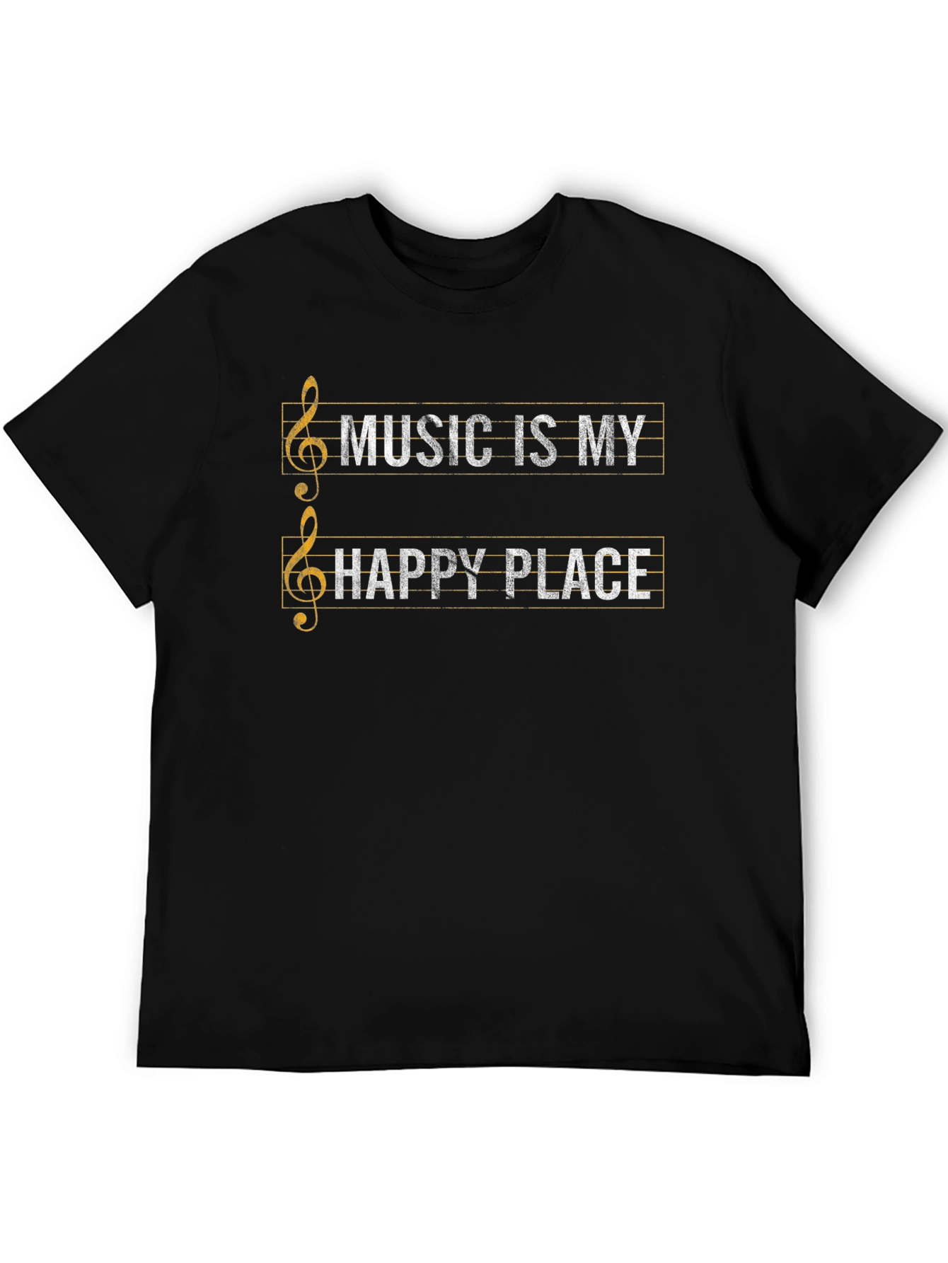 Music is My Happy Place Graphic Tee