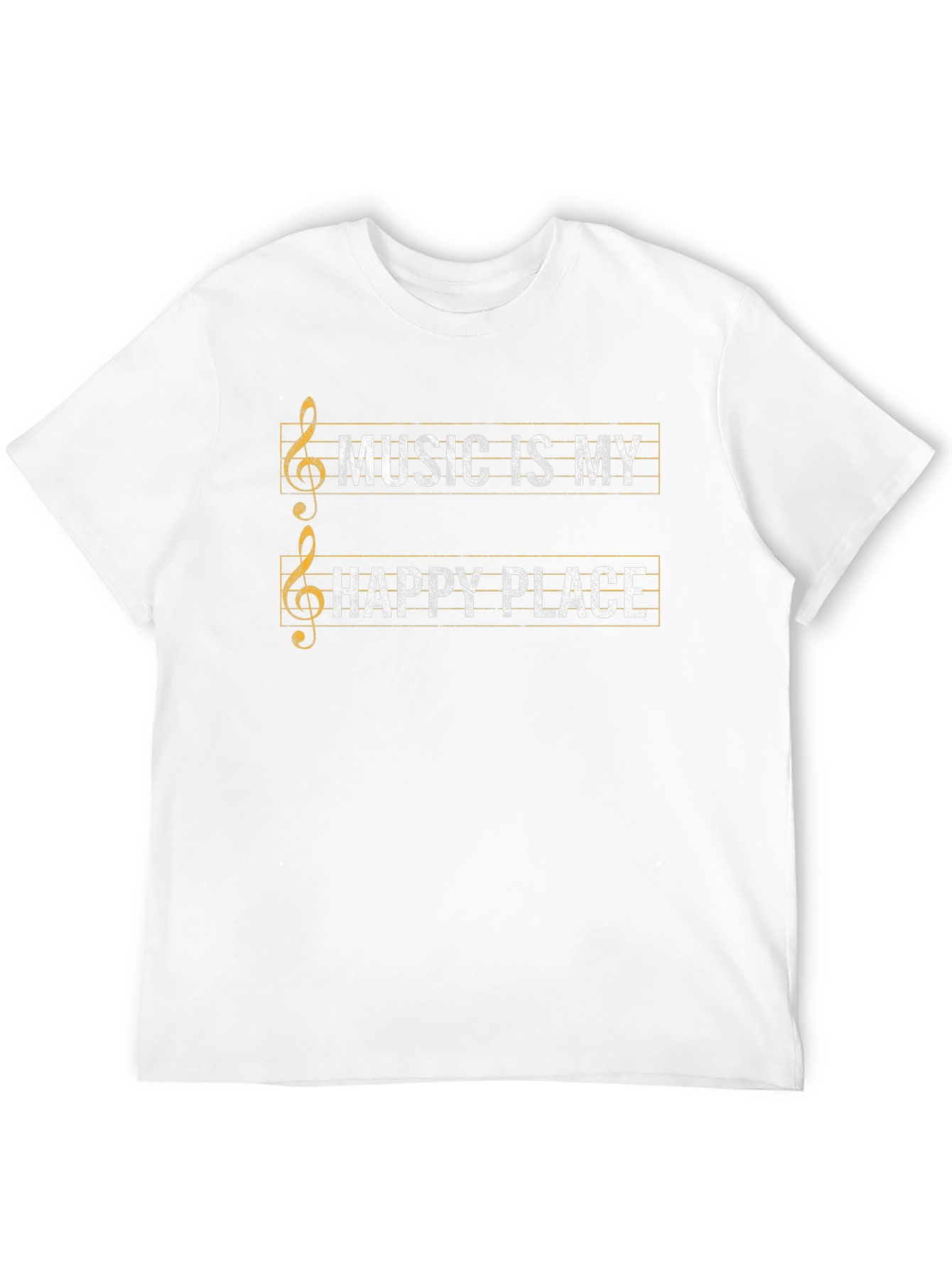 Music is My Happy Place Graphic Tee