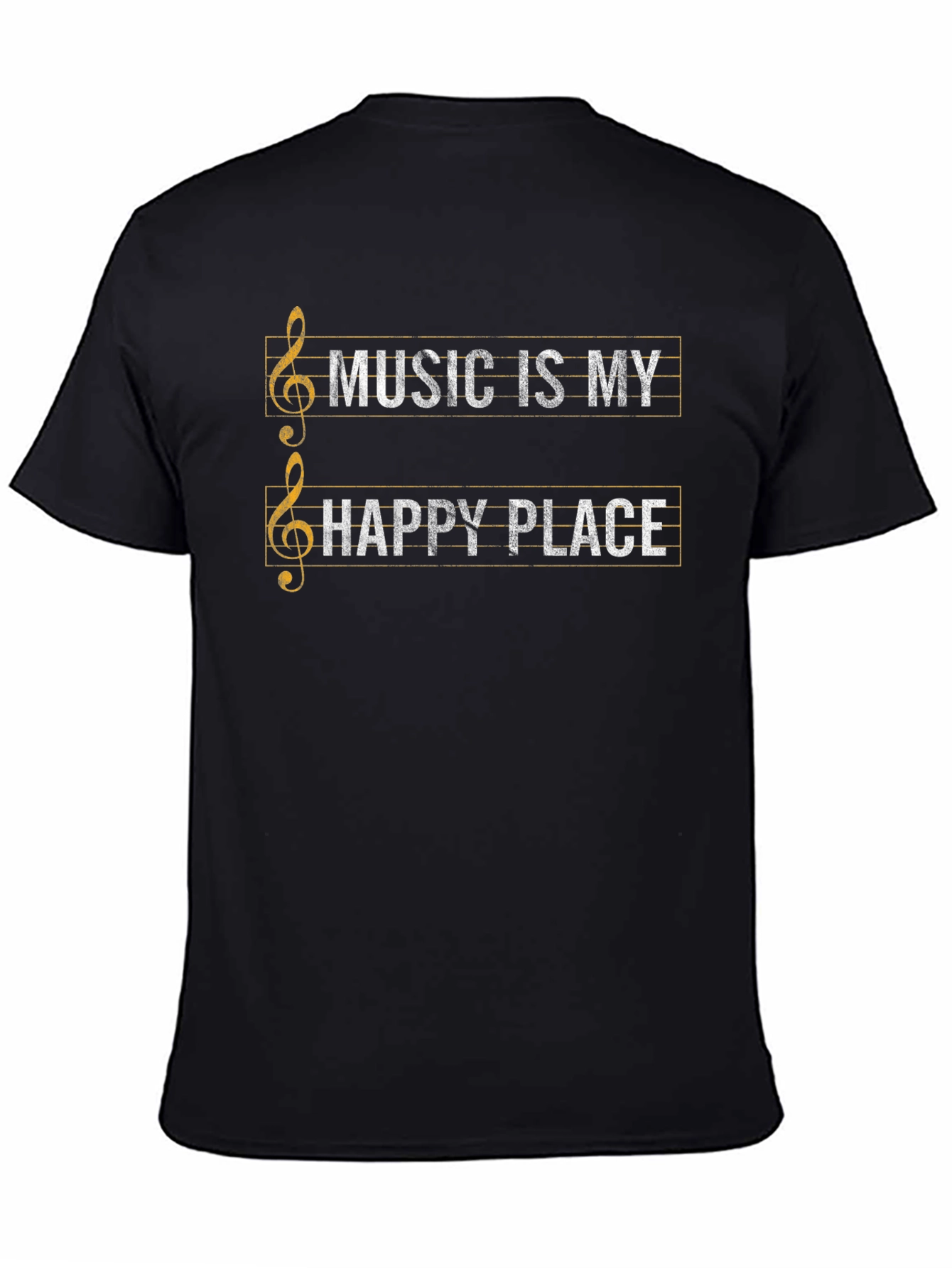 Music is My Happy Place Graphic Tee