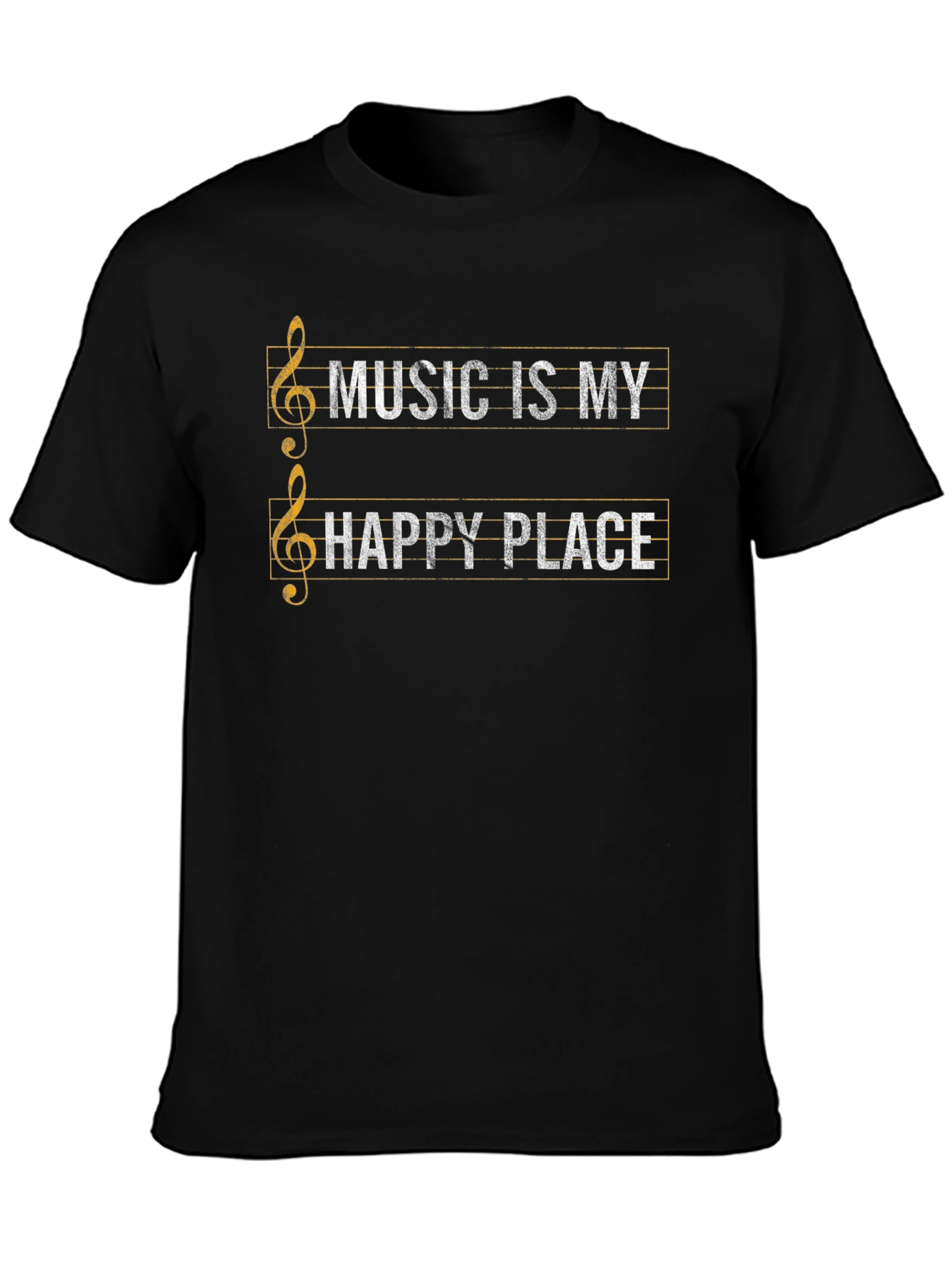 Music is My Happy Place Graphic Tee
