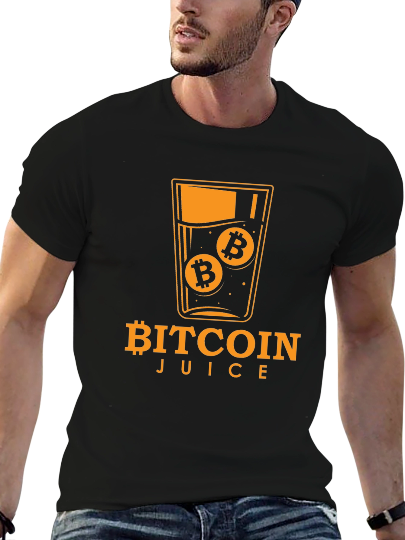 Bitcoin Juice Graphic T-Shirt