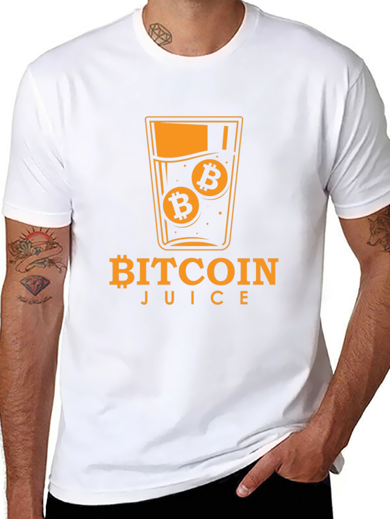 Bitcoin Juice Graphic T-Shirt