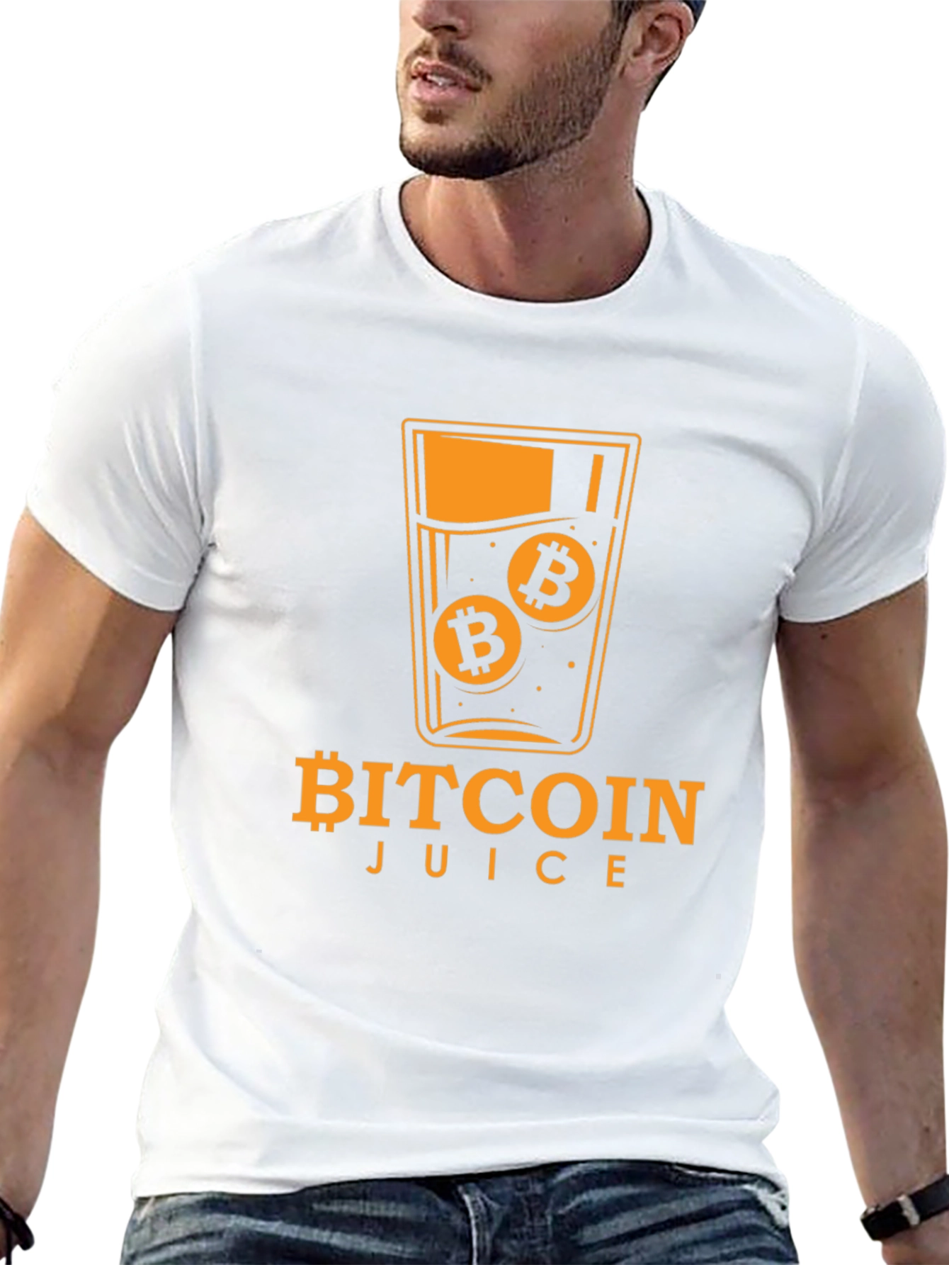 Bitcoin Juice Graphic T-Shirt