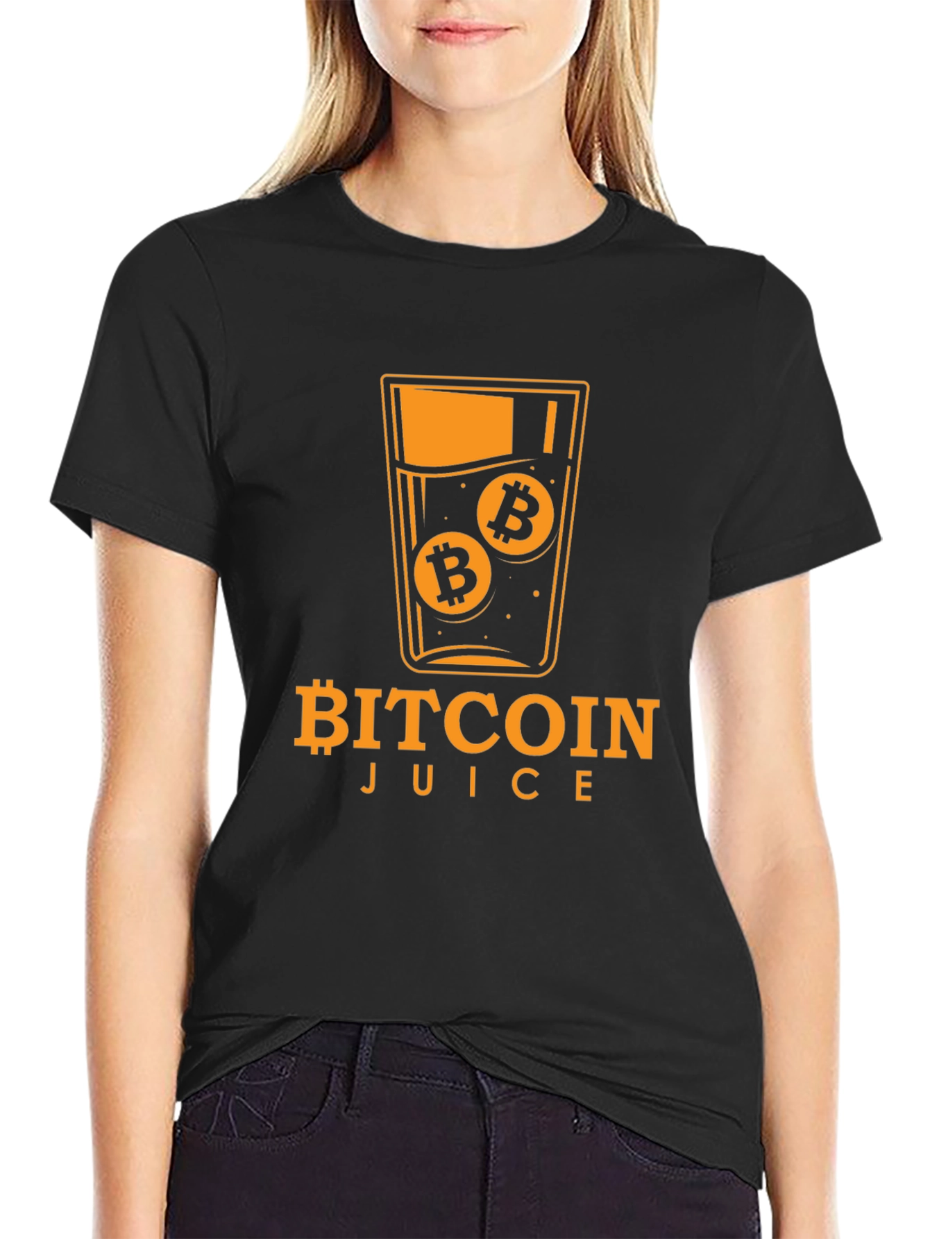 Bitcoin Juice Graphic T-Shirt