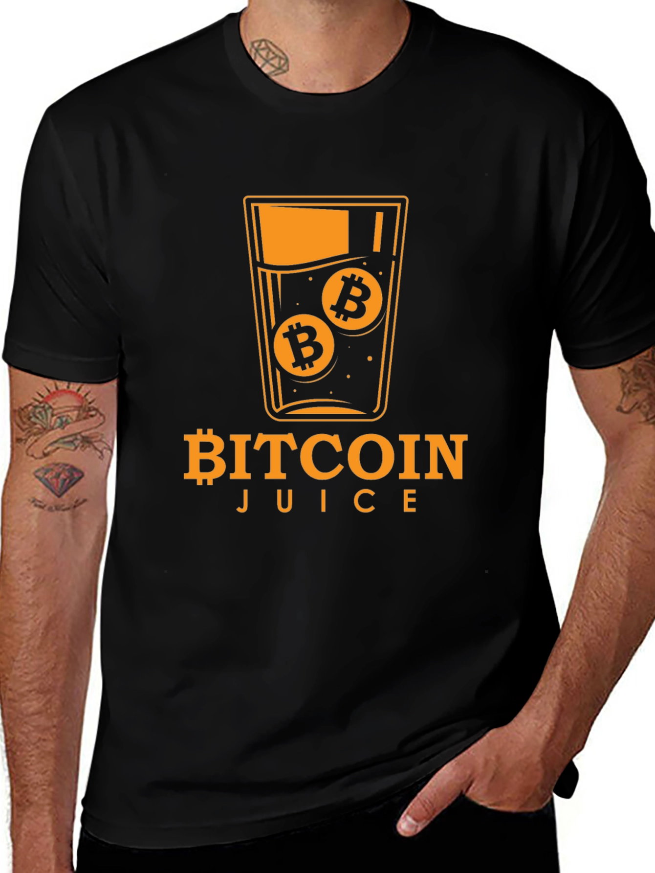 Bitcoin Juice Graphic T-Shirt
