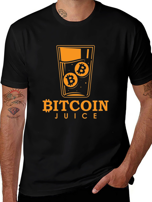 Bitcoin Juice Graphic T-Shirt