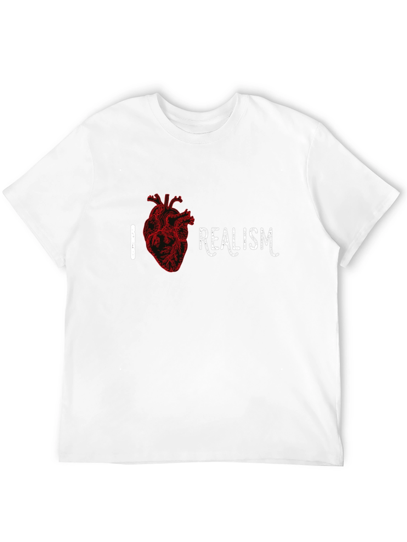 I Heart Realism Black T-Shirt