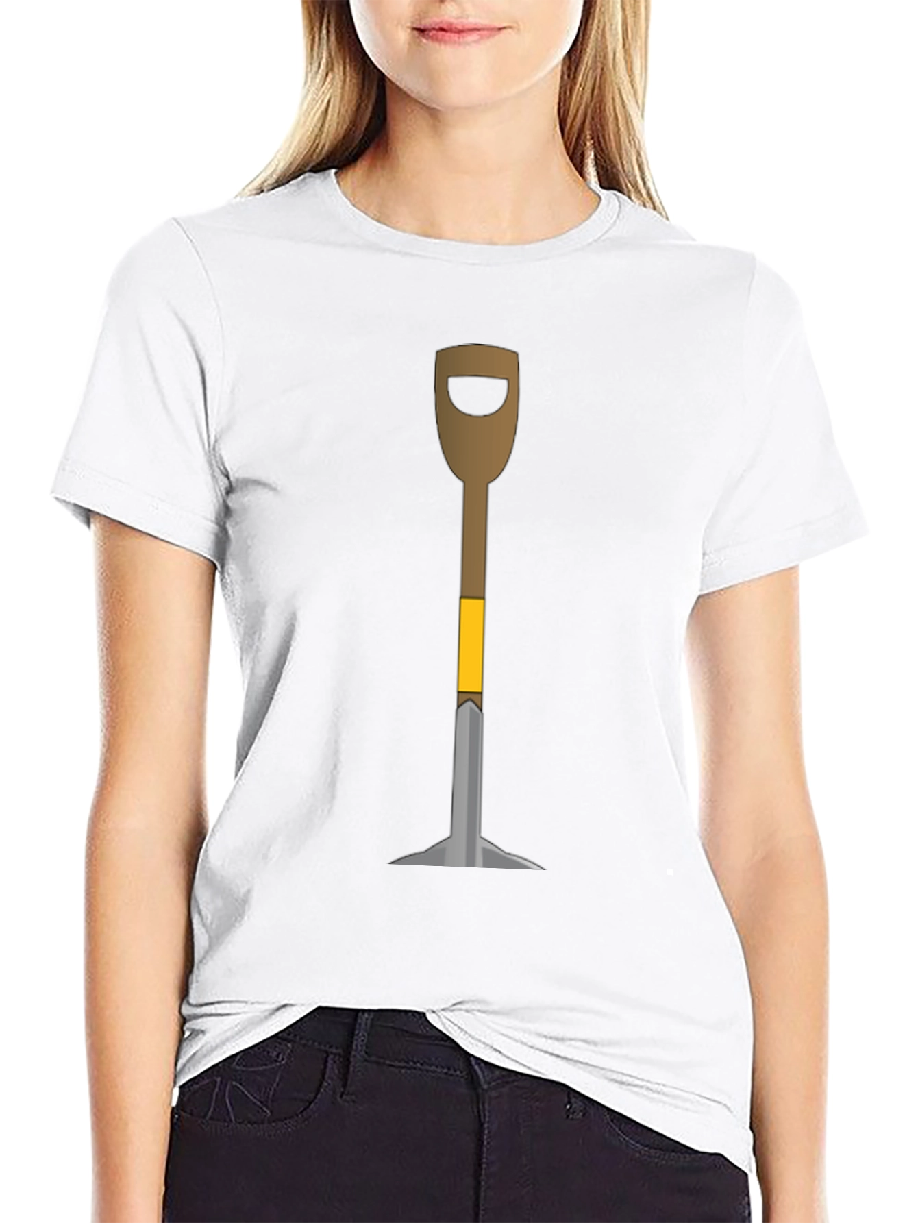 Novelty Shovel Graphic T-Shirt