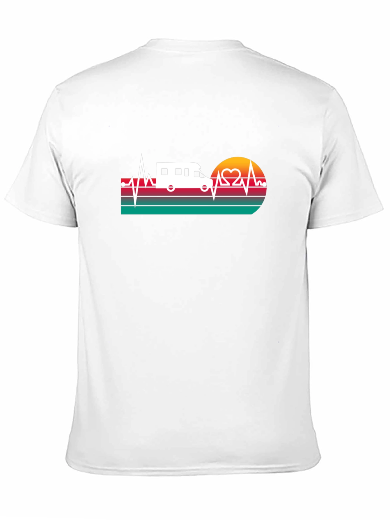 RV Heartbeat T-Shirt - Adventure Awaits