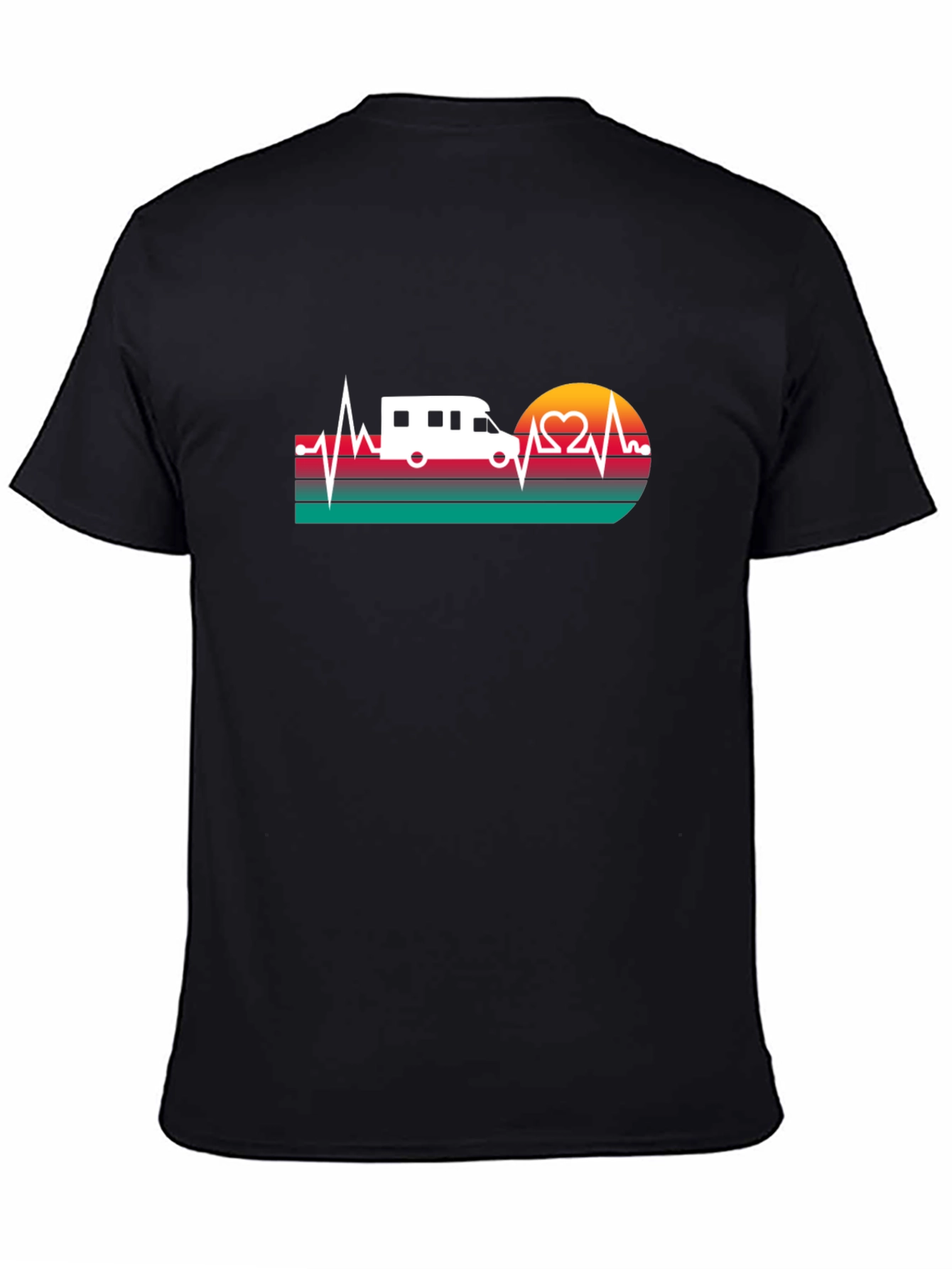 RV Heartbeat T-Shirt - Adventure Awaits