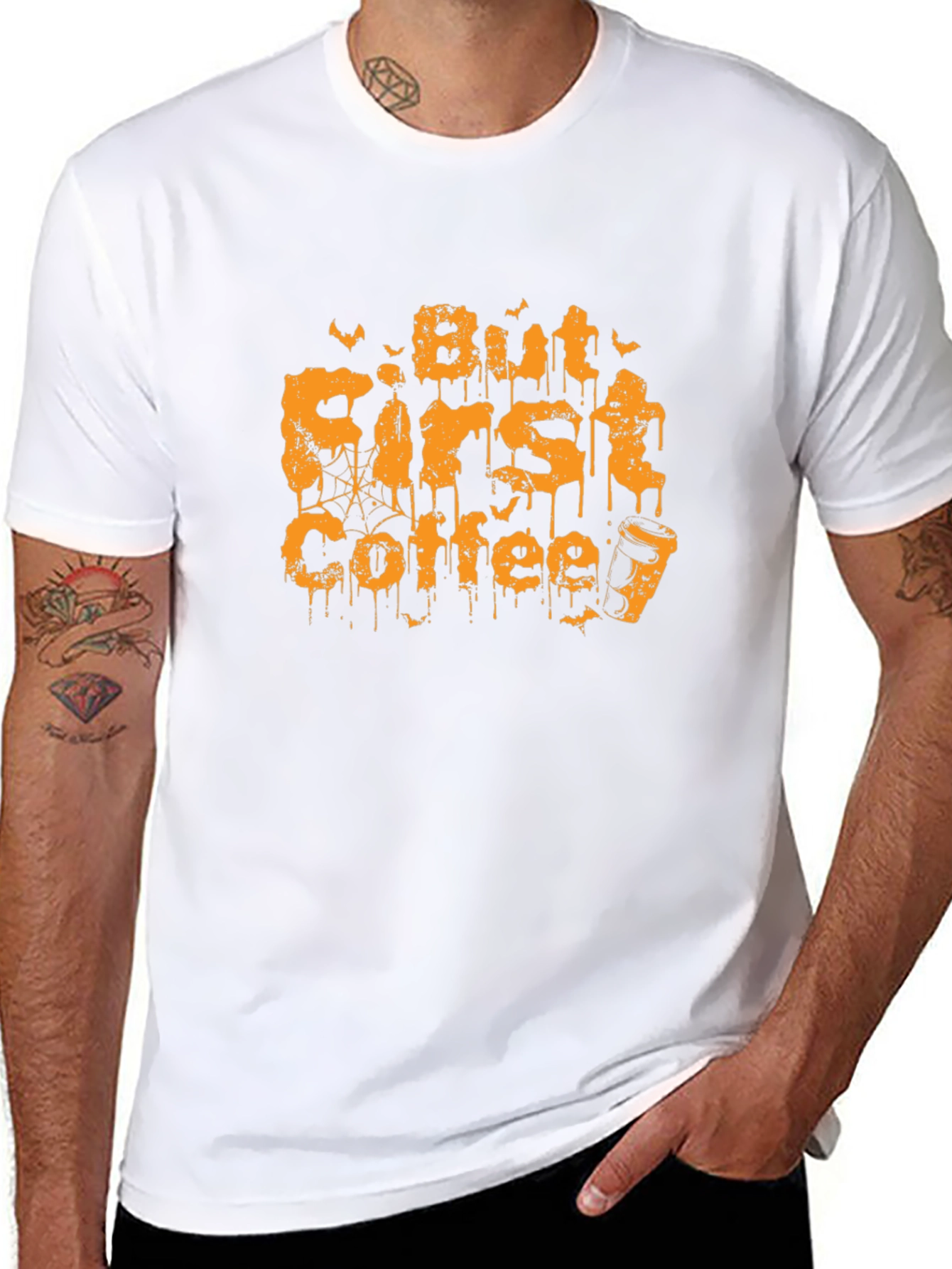 But First Coffee Halloween T-Shirt - Spooky Season Tee
