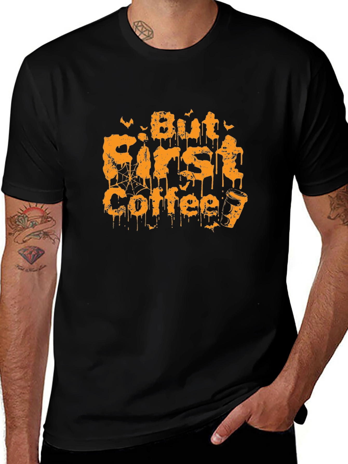 But First Coffee Halloween T-Shirt - Spooky Season Tee