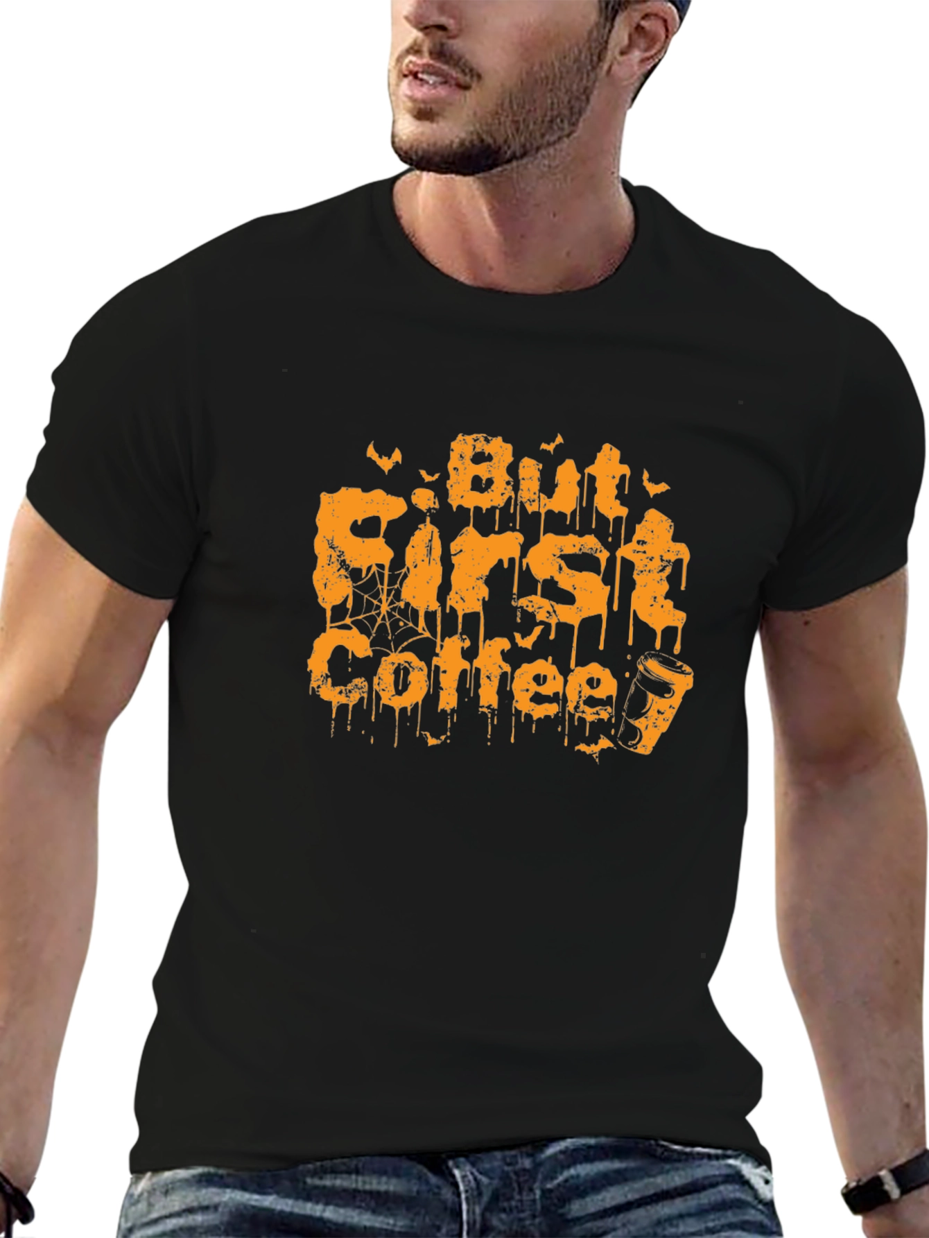 But First Coffee Halloween T-Shirt - Spooky Season Tee