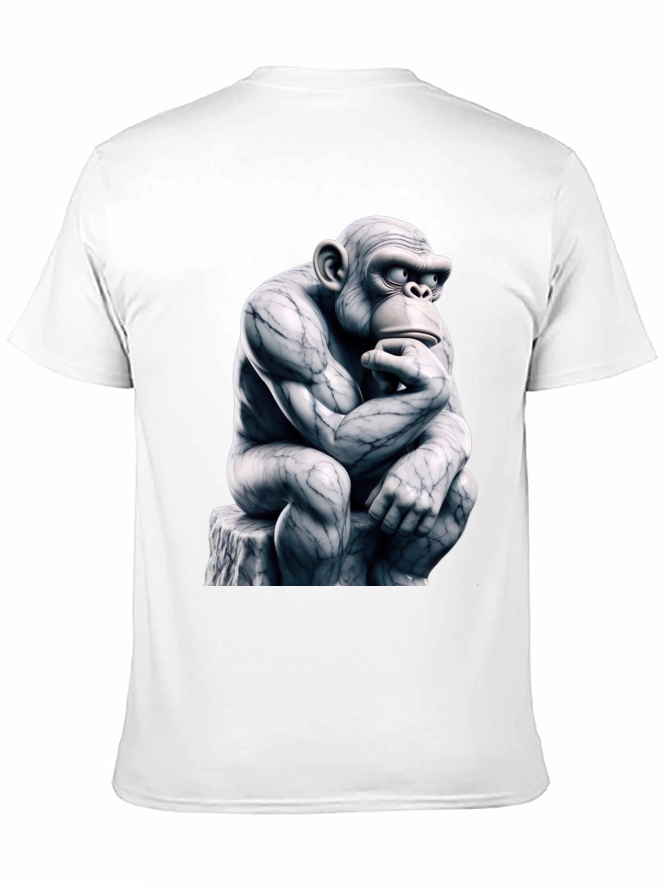 Thinking Ape Graphic Tee - Unique Art Design Shirt