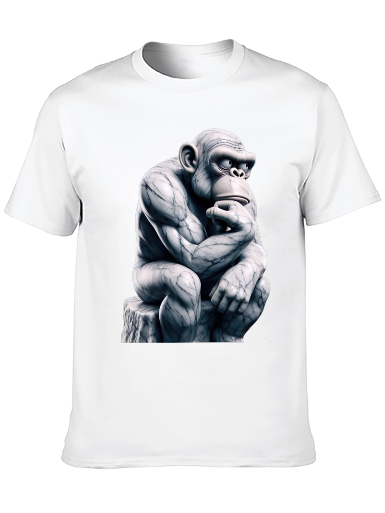 Thinking Ape Graphic Tee - Unique Art Design Shirt