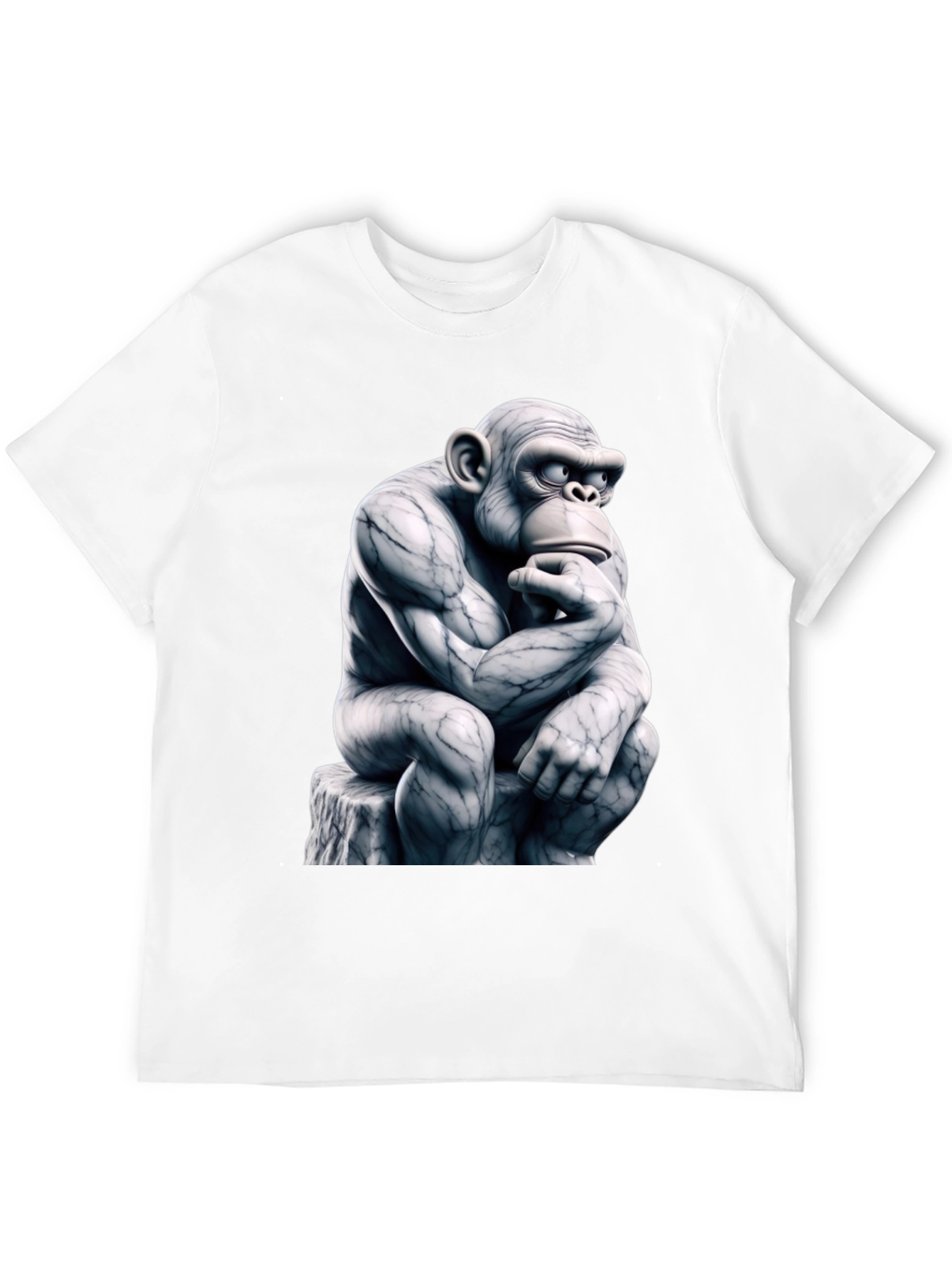 Thinking Ape Graphic Tee - Unique Art Design Shirt