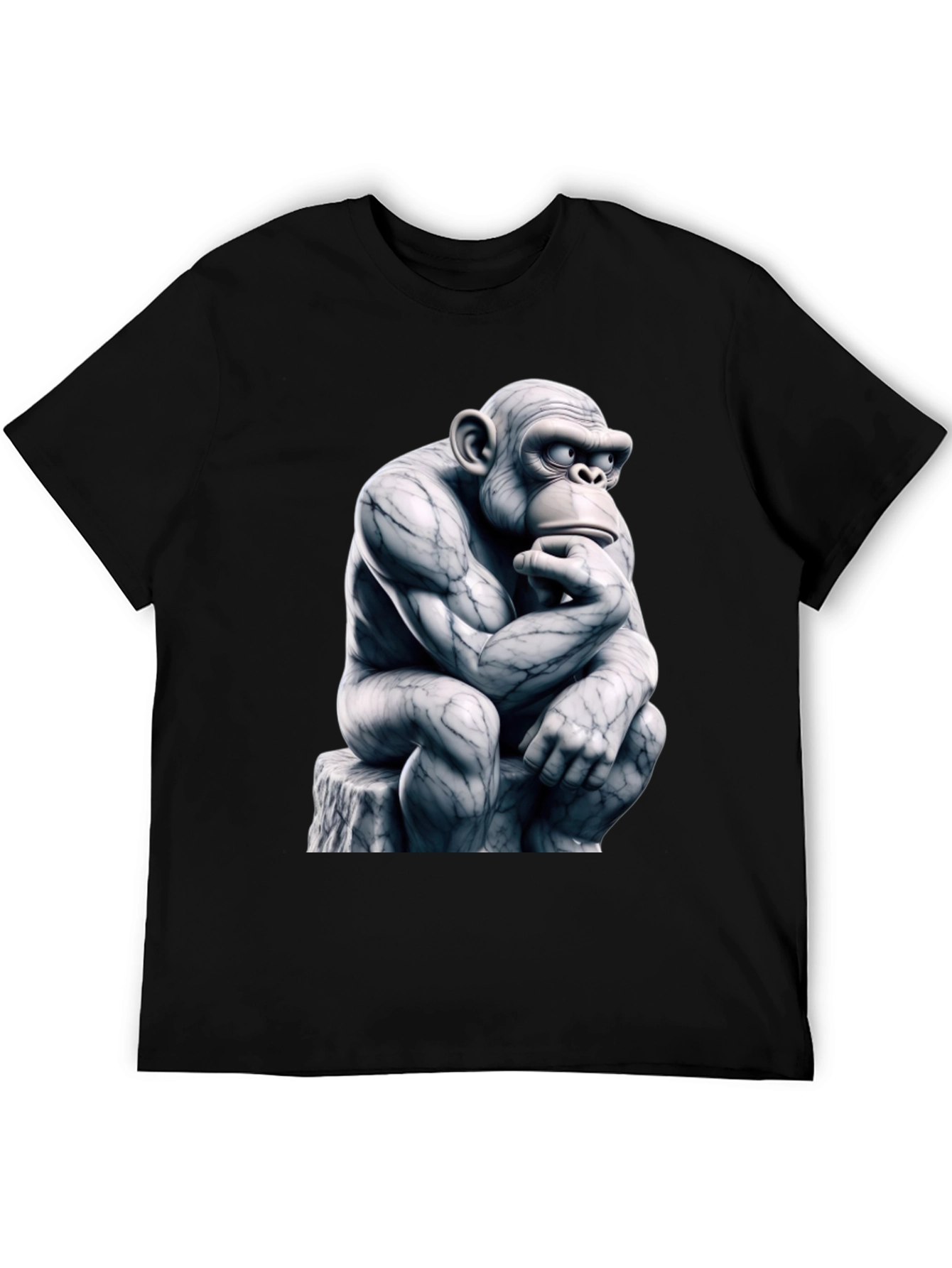 Thinking Ape Graphic Tee - Unique Art Design Shirt
