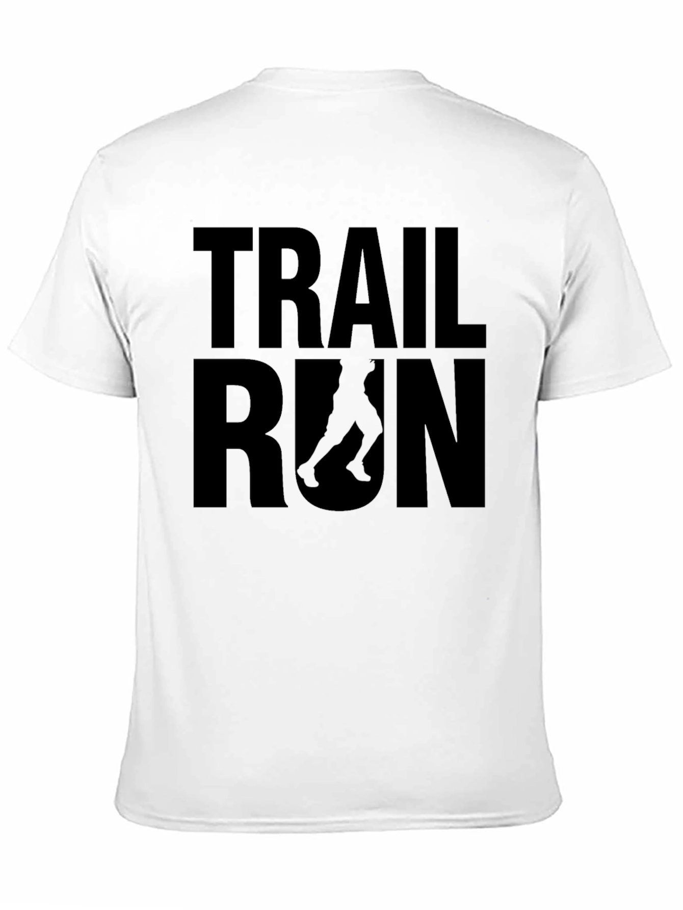 Trail Run Black Graphic T-Shirt