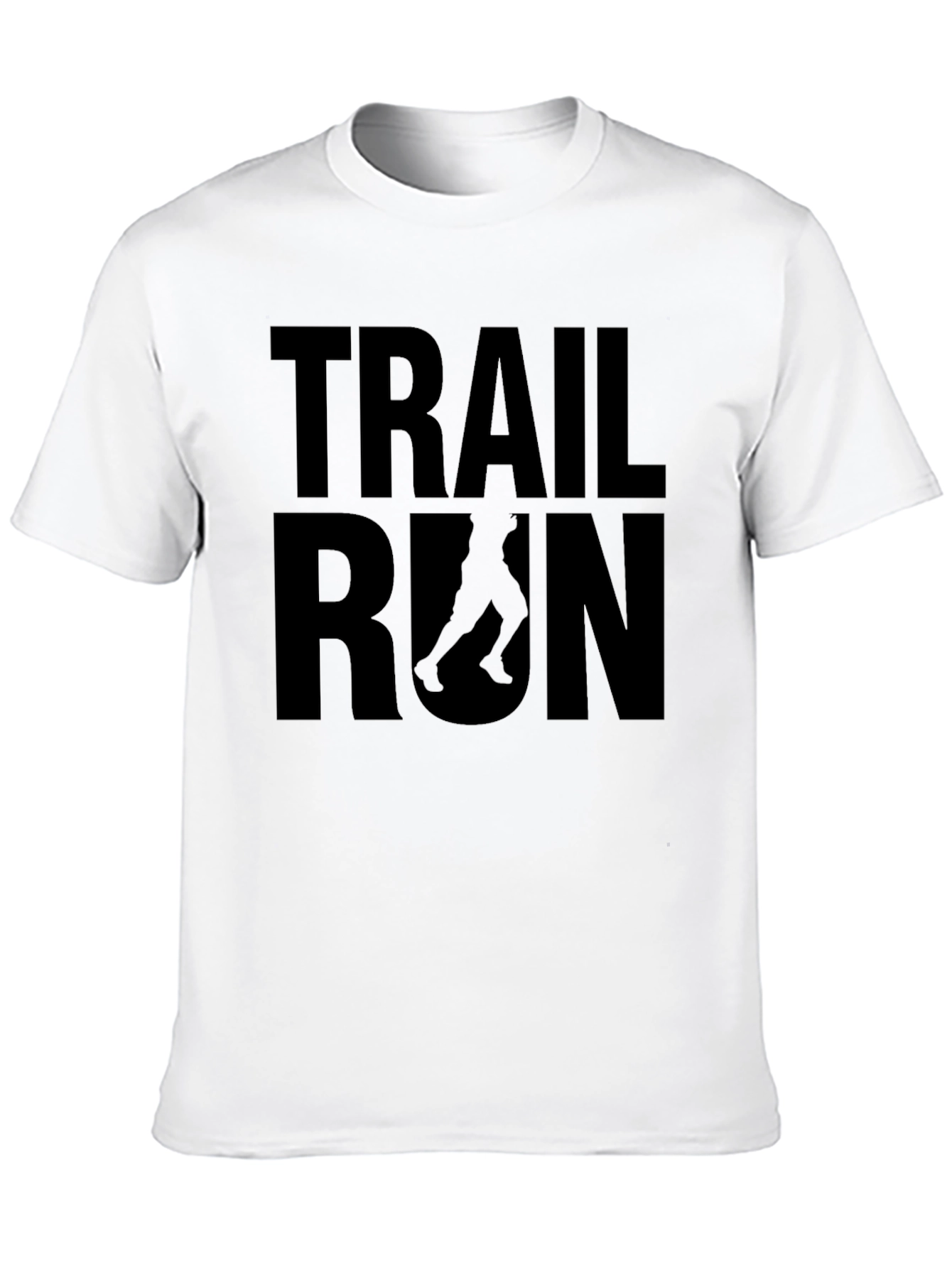 Trail Run Black Graphic T-Shirt
