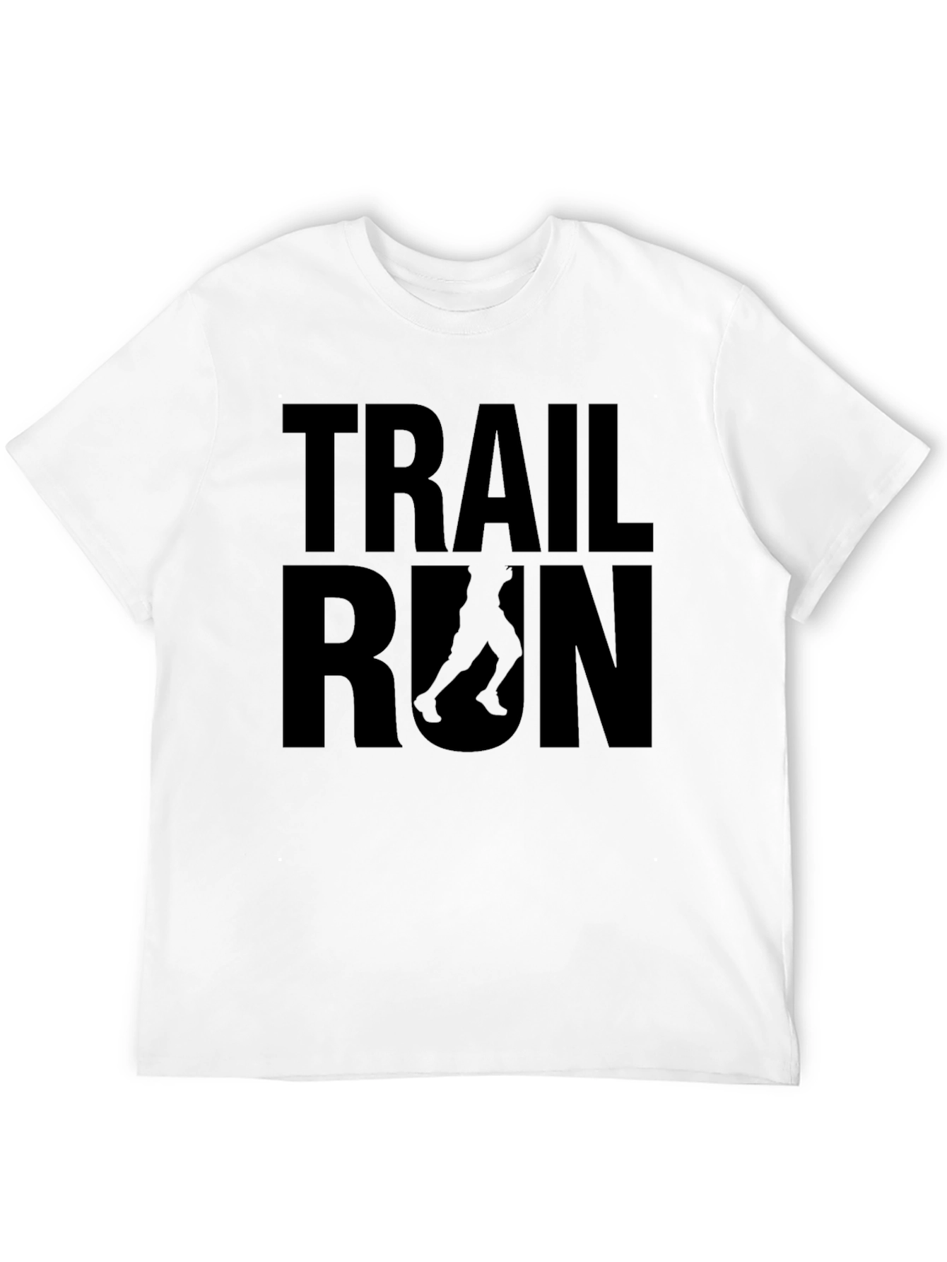 Trail Run Black Graphic T-Shirt