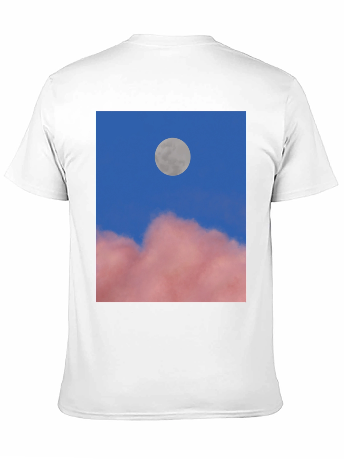 Moon & Clouds Graphic Tee - Unisex Black T-Shirt
