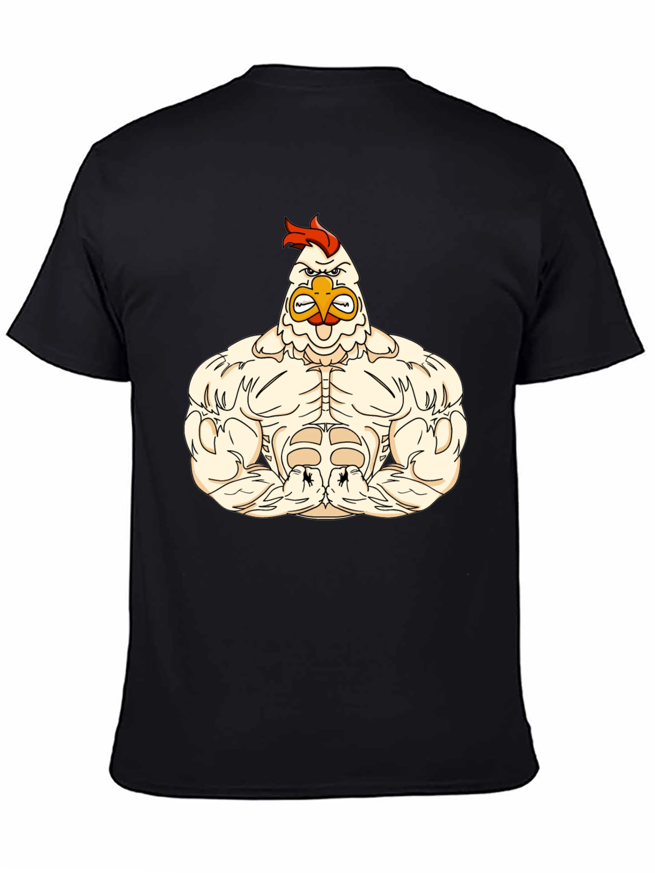 Muscular Chicken Graphic T-Shirt