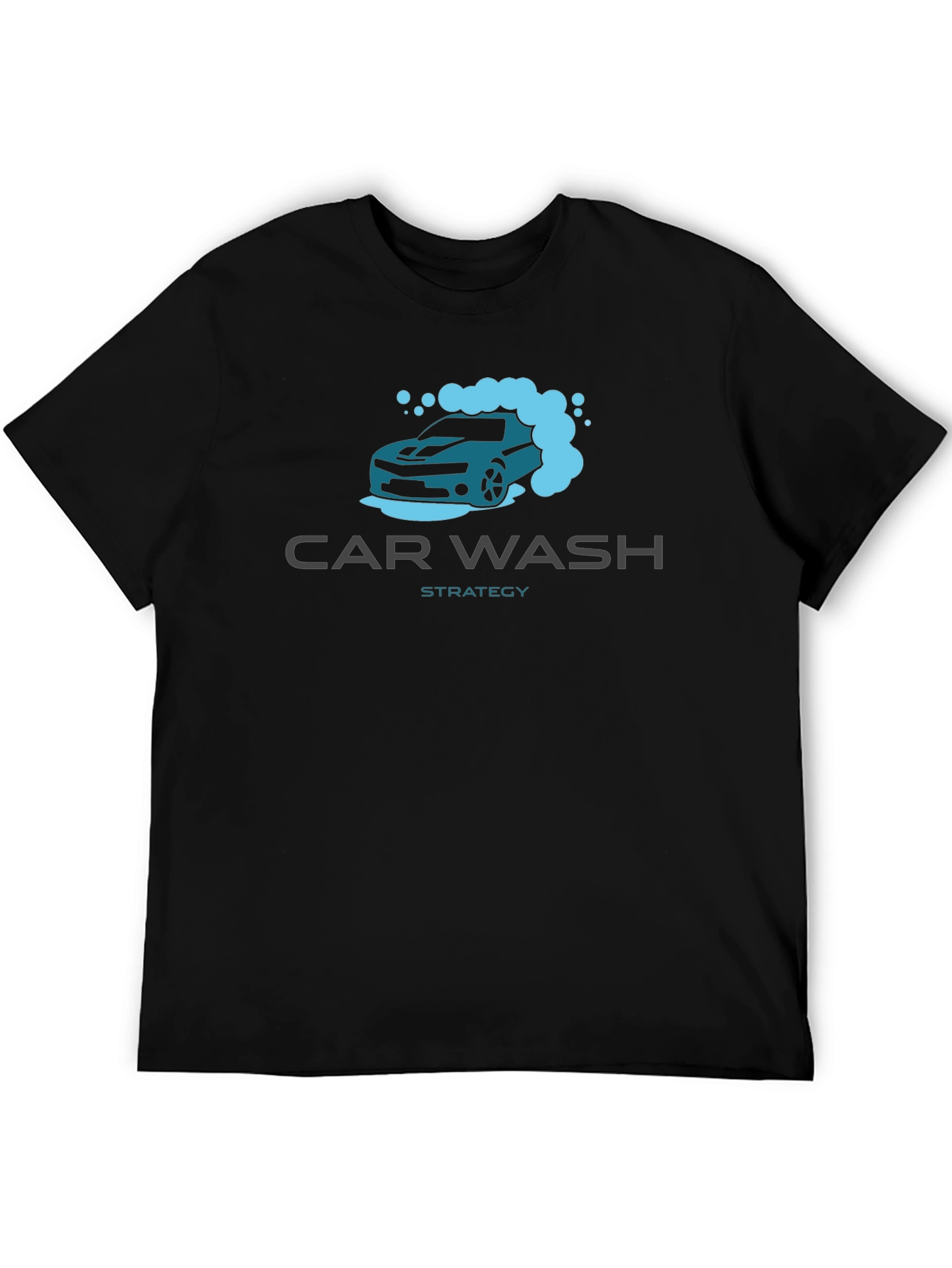 Car Wash Strategy Black T-Shirt - Automotive Enthusiast Apparel