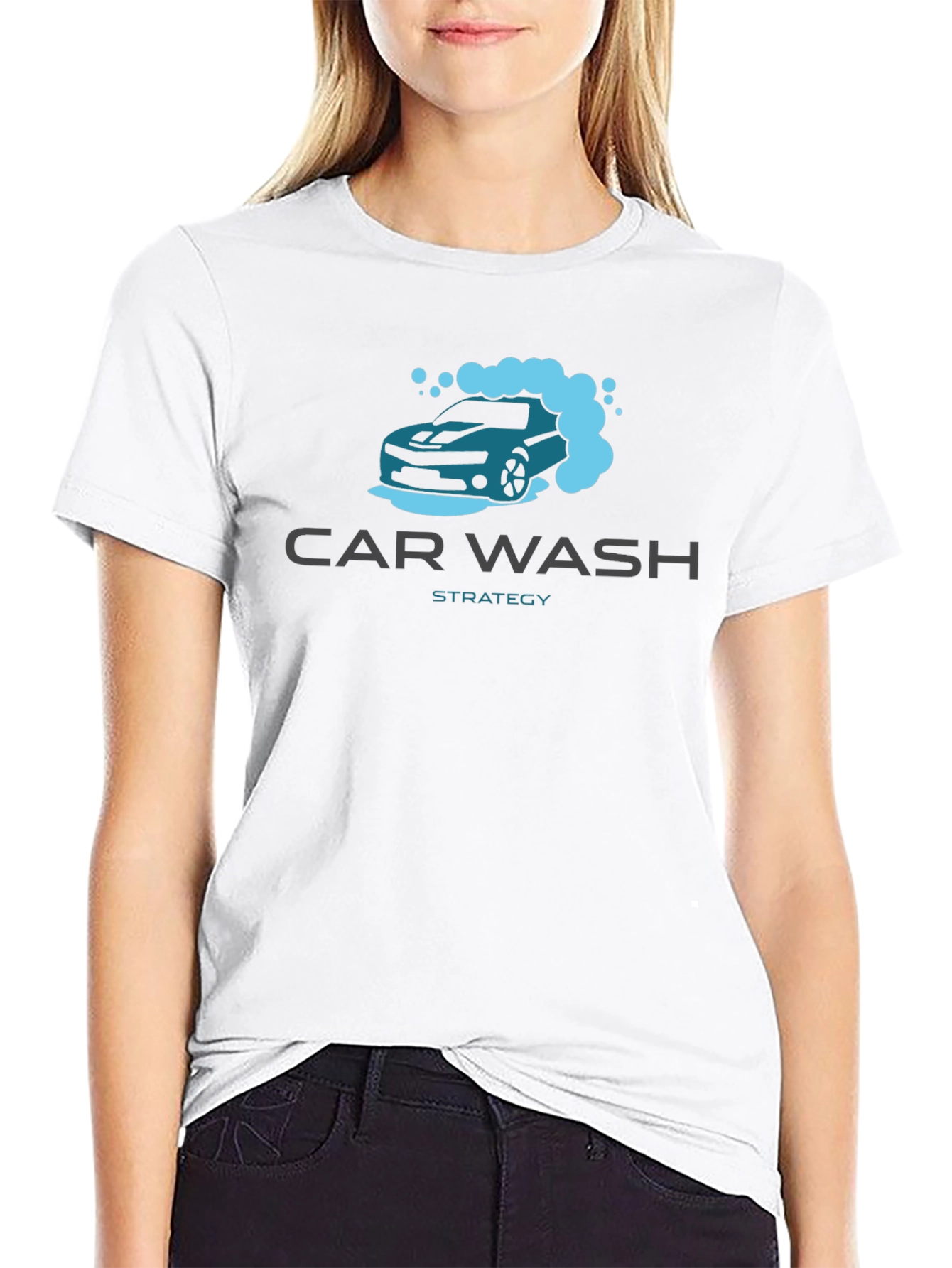 Car Wash Strategy Black T-Shirt - Automotive Enthusiast Apparel