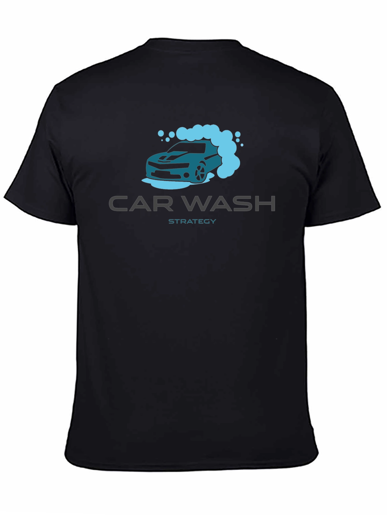 Car Wash Strategy Black T-Shirt - Automotive Enthusiast Apparel