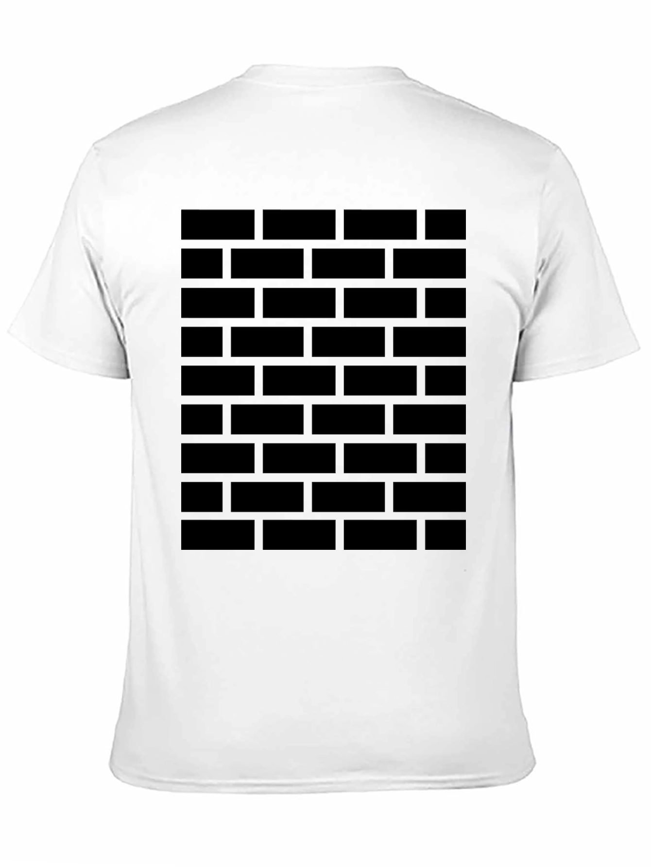 Brick Wall Graphic T-Shirt - Cool Casual Tee
