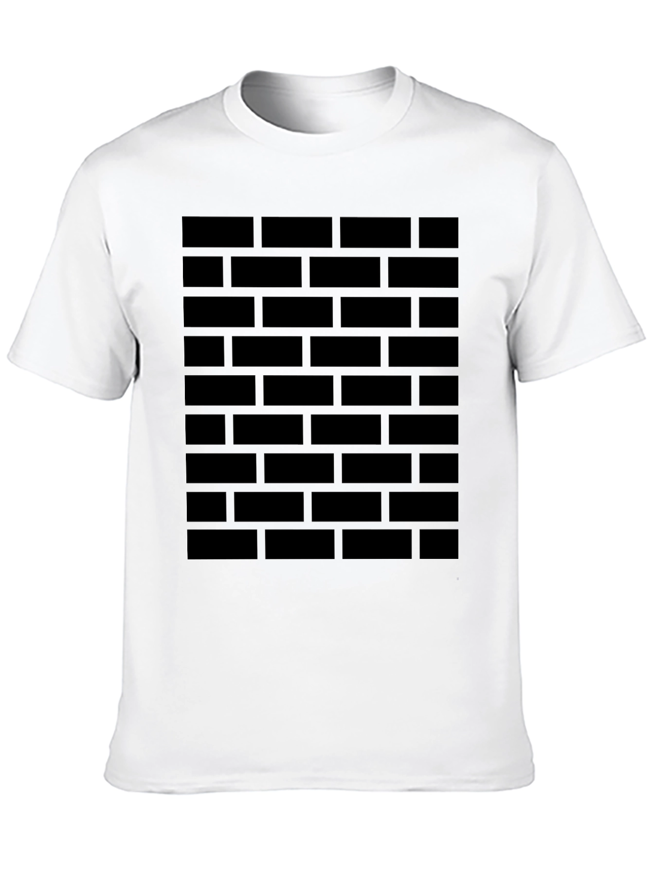 Brick Wall Graphic T-Shirt - Cool Casual Tee