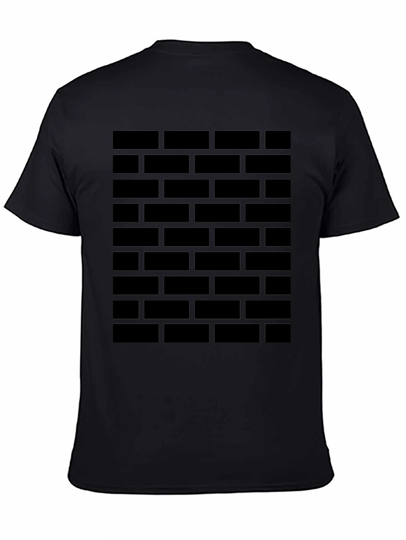 Brick Wall Graphic T-Shirt - Cool Casual Tee