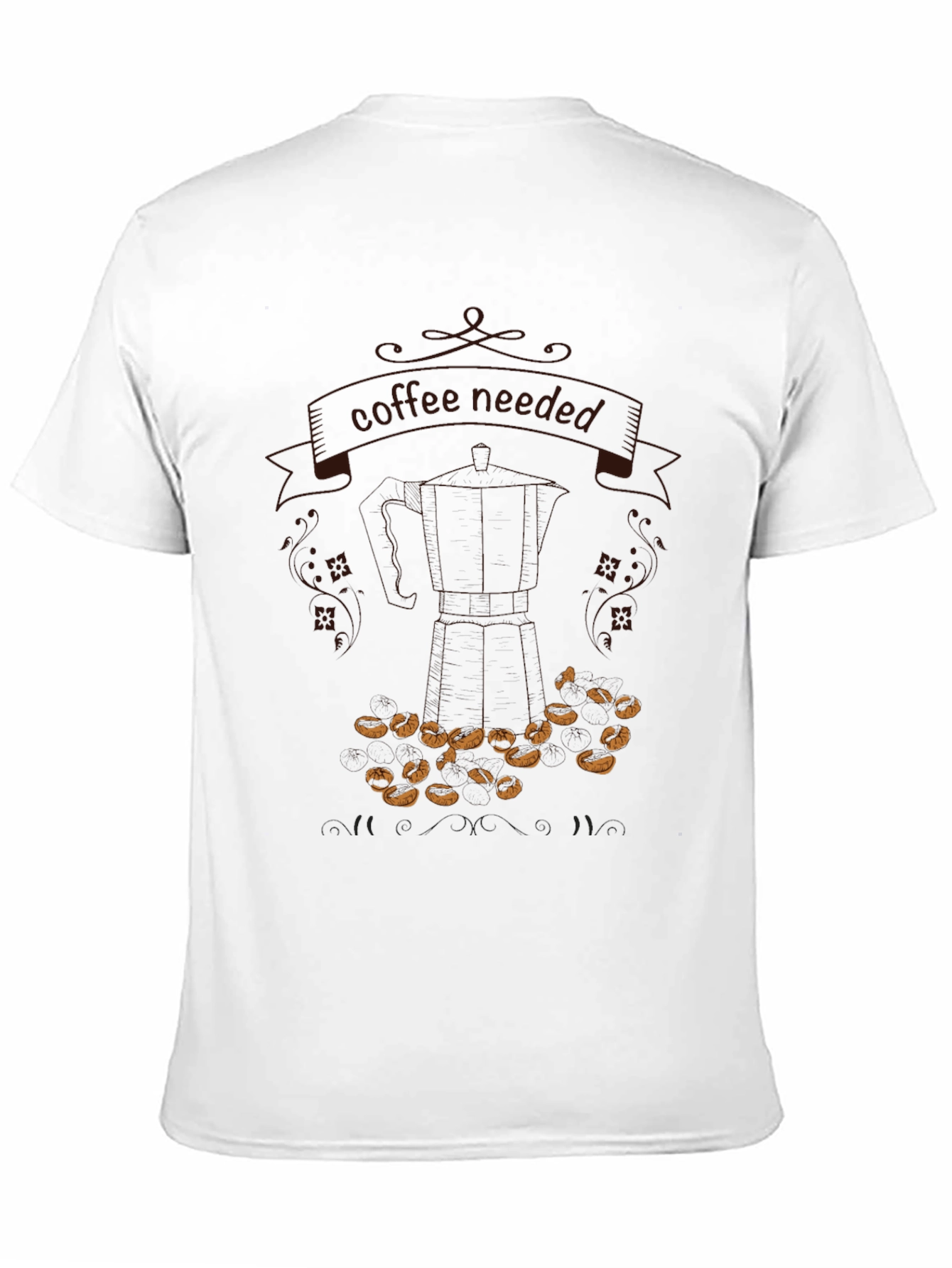 Coffee Needed Graphic T-Shirt - Casual Black Tee