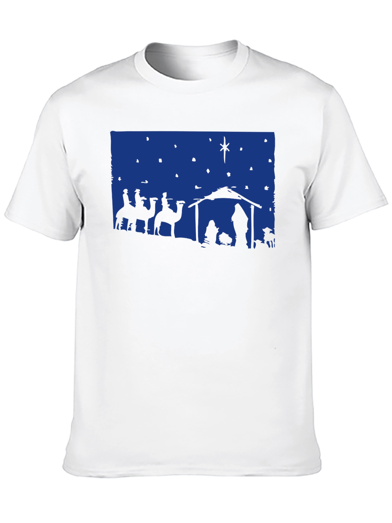 Nativity Scene Graphic Tee - Christmas T-Shirt