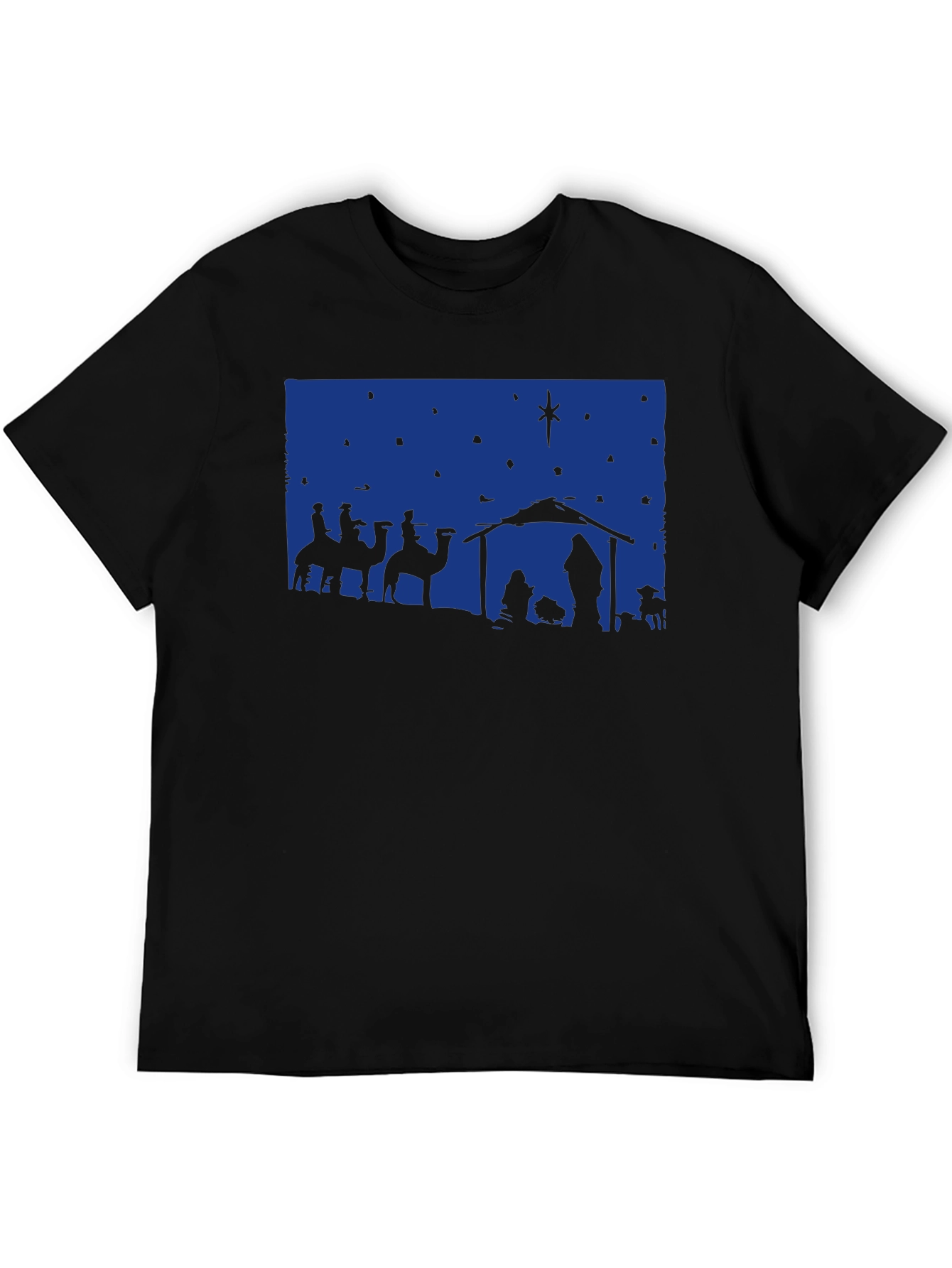 Nativity Scene Graphic Tee - Christmas T-Shirt