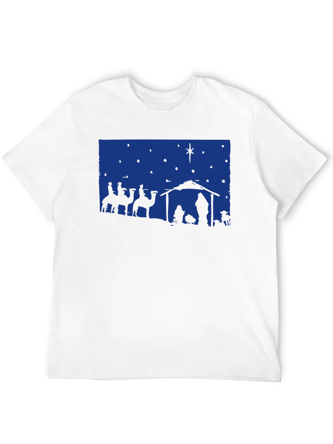 Nativity Scene Graphic Tee - Christmas T-Shirt
