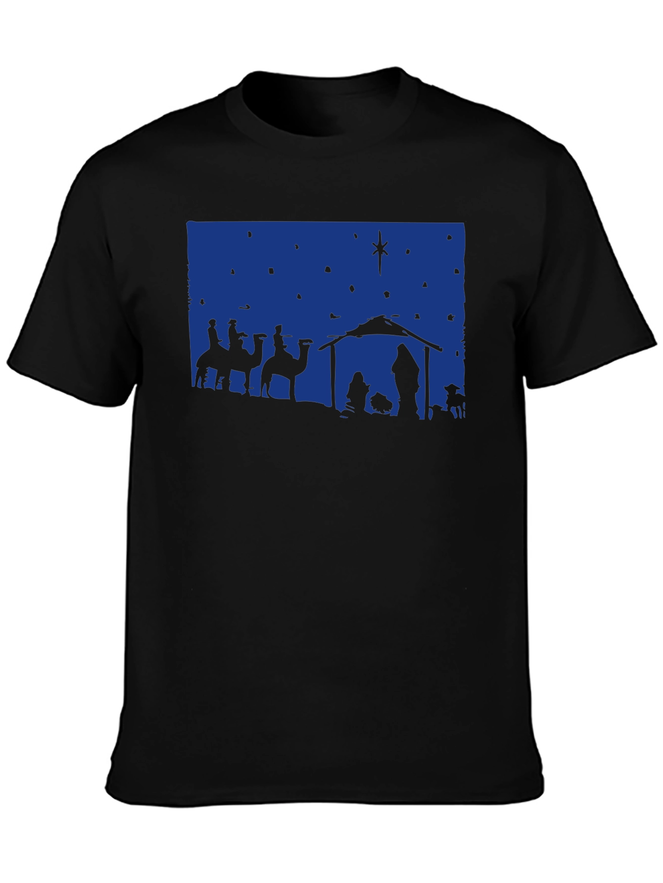 Nativity Scene Graphic Tee - Christmas T-Shirt