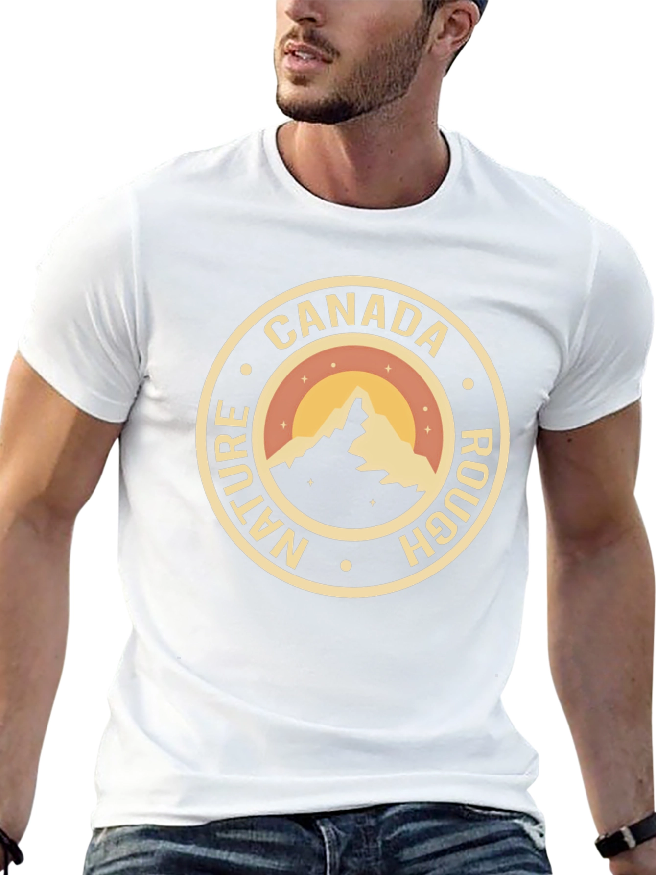 Canada Nature Rough T-Shirt - Black